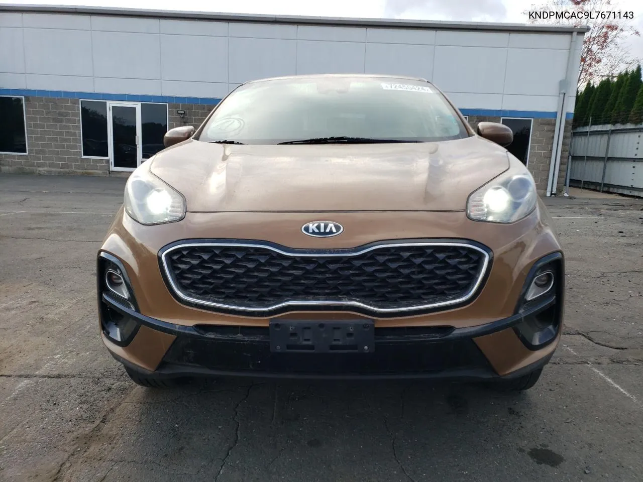 2020 Kia Sportage Lx VIN: KNDPMCAC9L7671143 Lot: 72455424