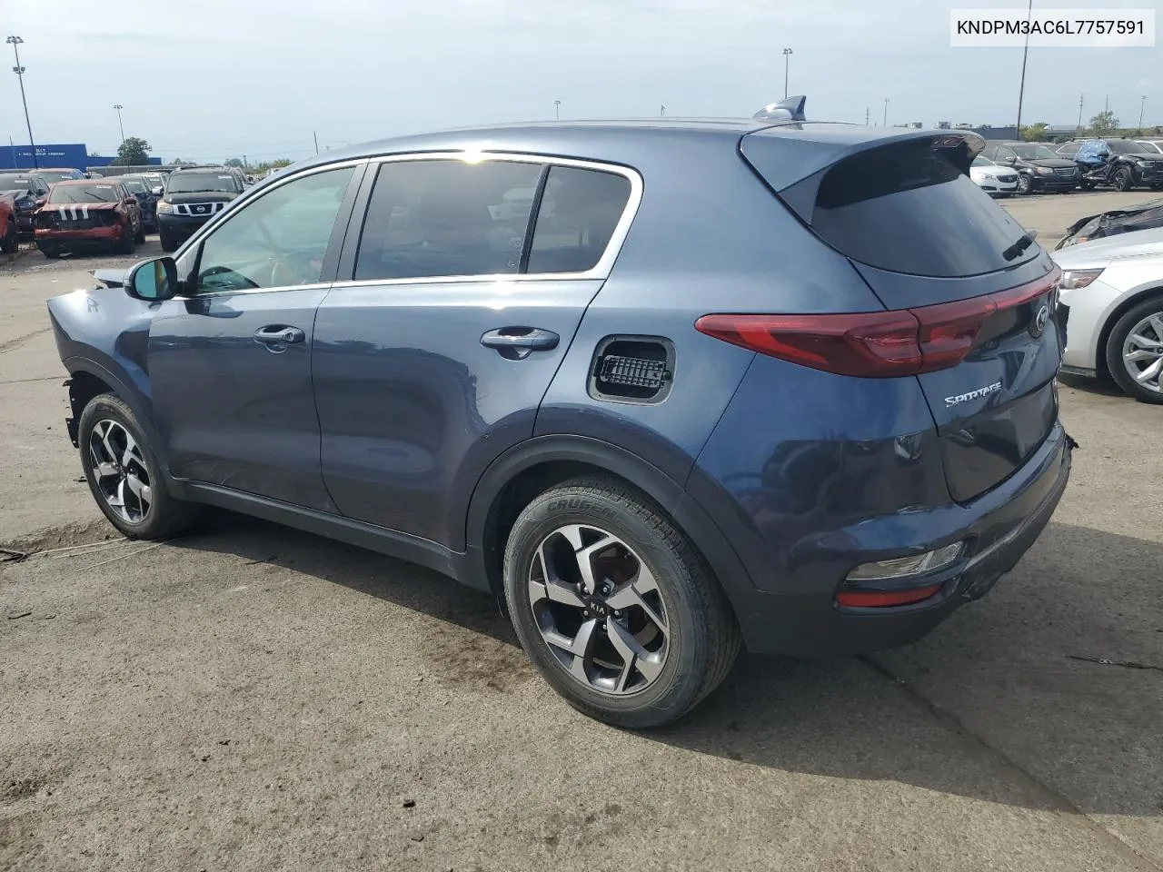 2020 Kia Sportage Lx VIN: KNDPM3AC6L7757591 Lot: 72457954