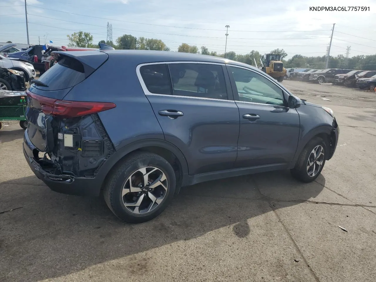 2020 Kia Sportage Lx VIN: KNDPM3AC6L7757591 Lot: 72457954