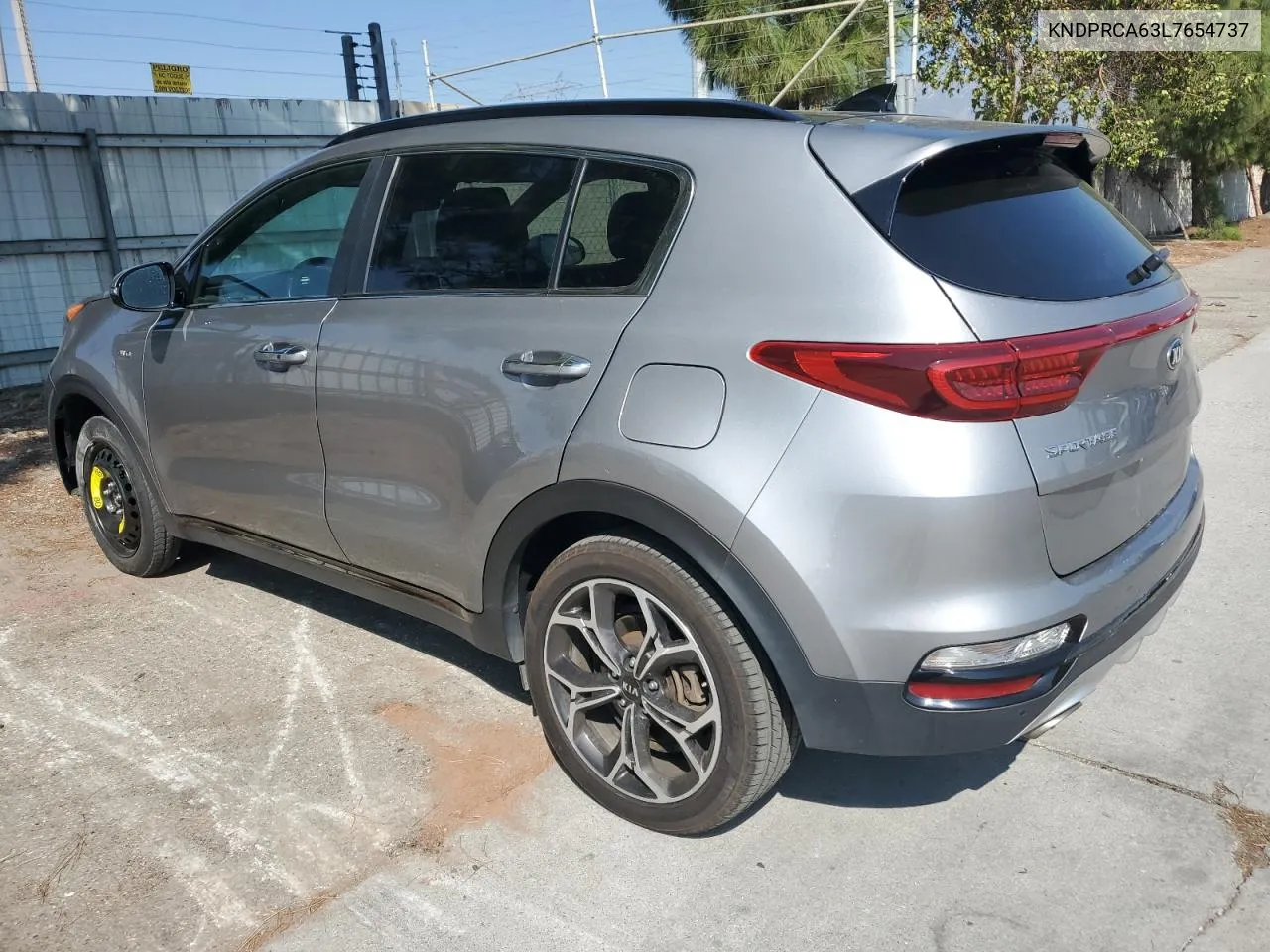 2020 Kia Sportage Sx VIN: KNDPRCA63L7654737 Lot: 72747144