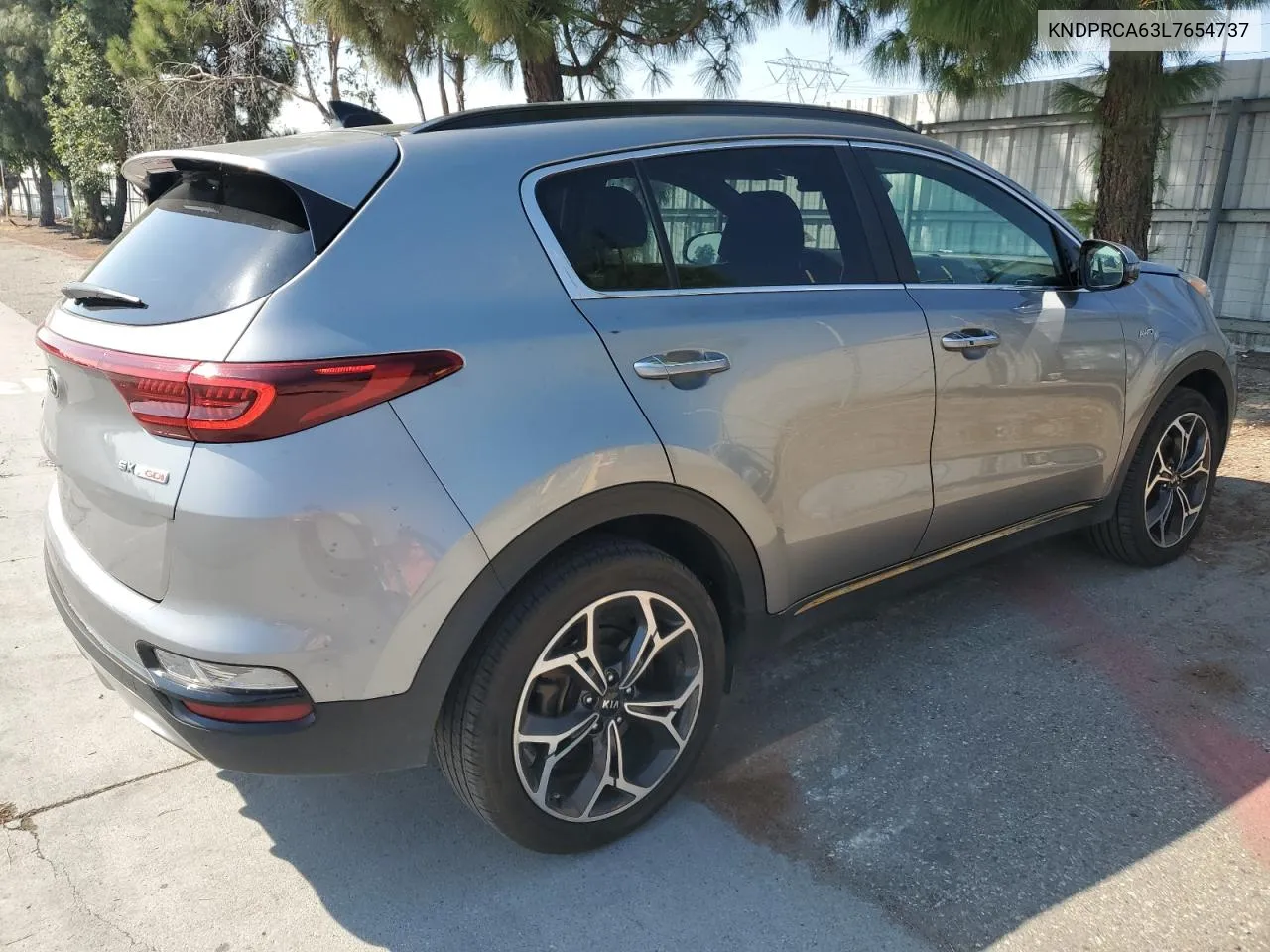 2020 Kia Sportage Sx VIN: KNDPRCA63L7654737 Lot: 72747144