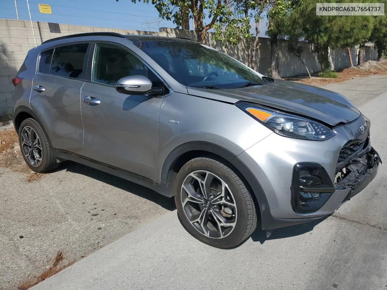 2020 Kia Sportage Sx VIN: KNDPRCA63L7654737 Lot: 72747144