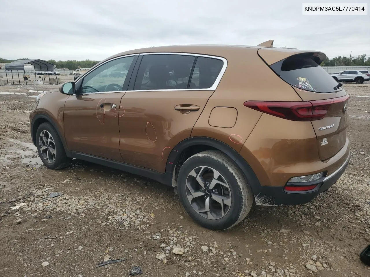 2020 Kia Sportage Lx VIN: KNDPM3AC5L7770414 Lot: 72754984