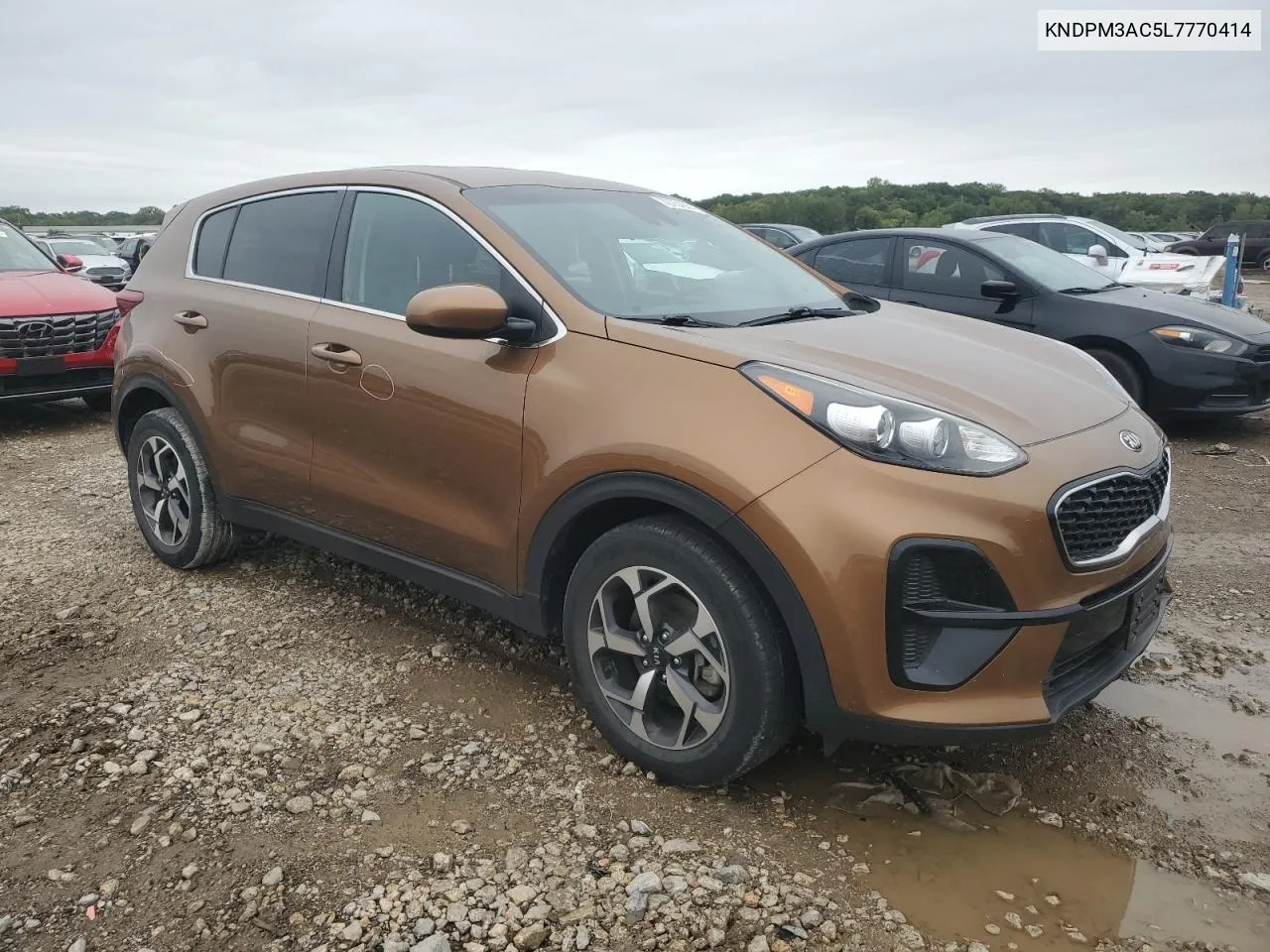 2020 Kia Sportage Lx VIN: KNDPM3AC5L7770414 Lot: 72754984