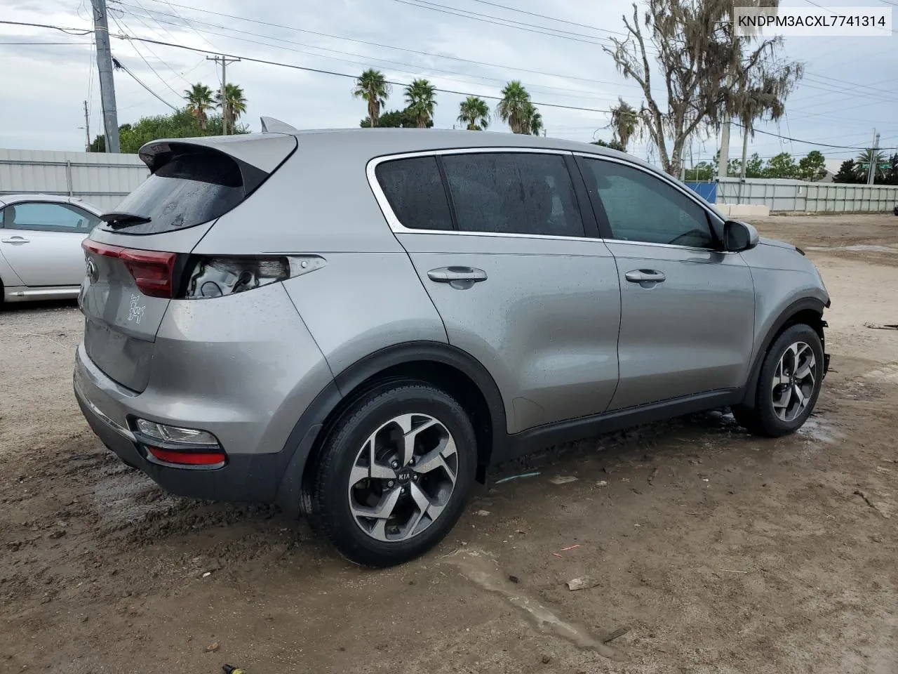 2020 Kia Sportage Lx VIN: KNDPM3ACXL7741314 Lot: 72759094