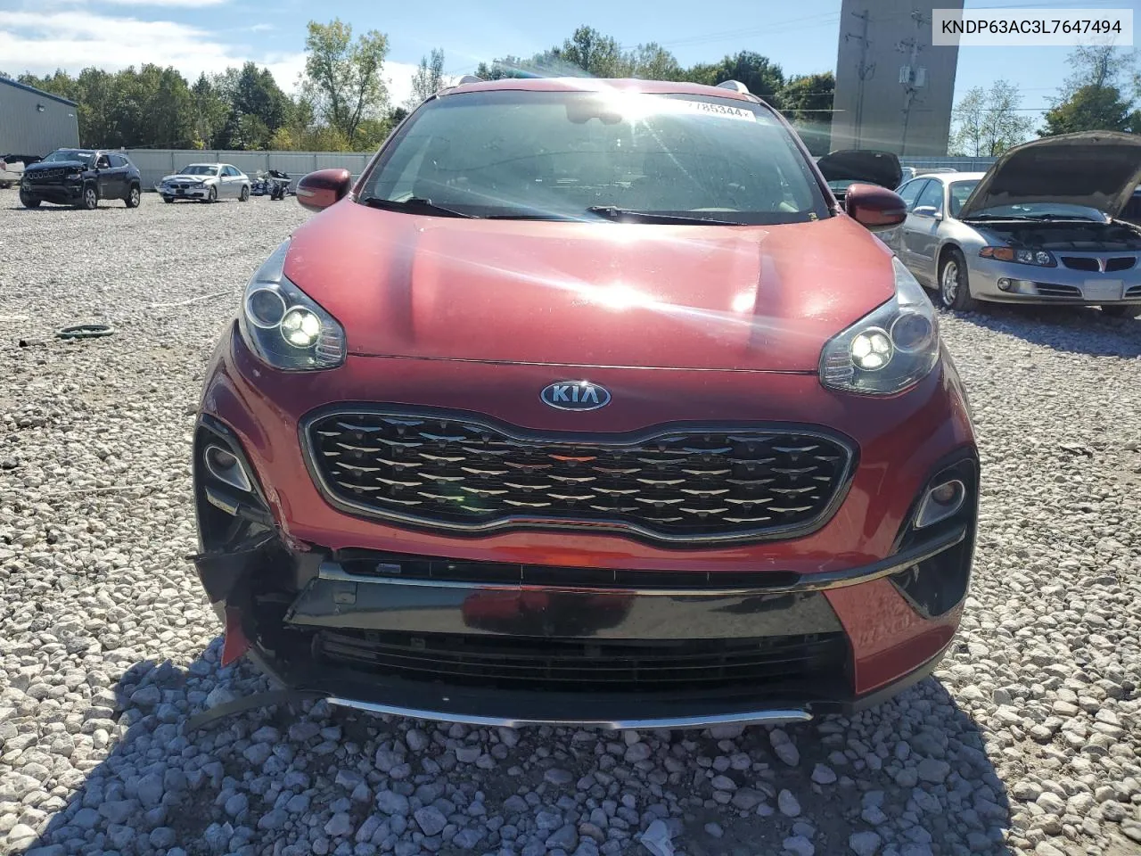 2020 Kia Sportage S VIN: KNDP63AC3L7647494 Lot: 72785344