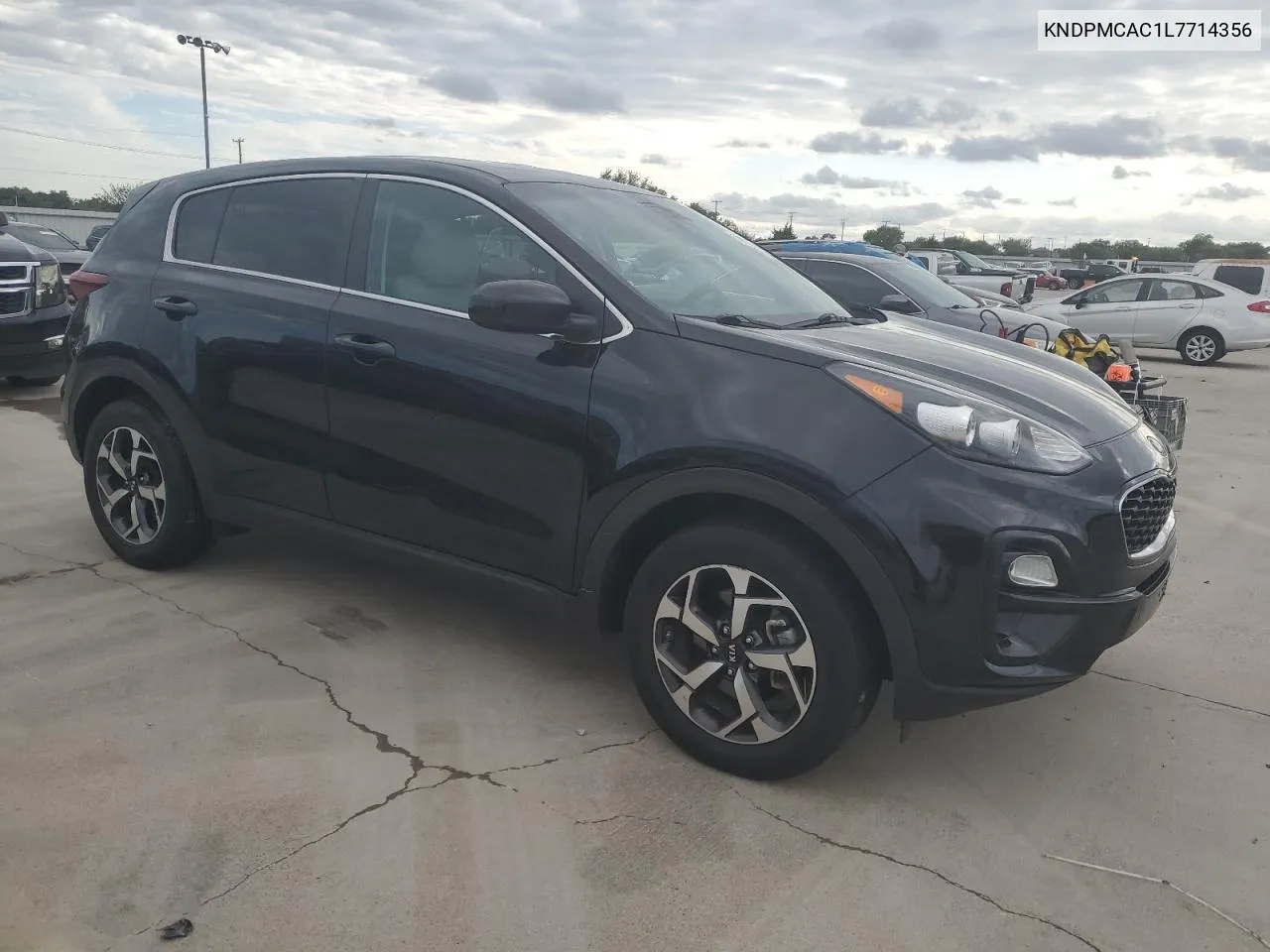 2020 Kia Sportage Lx VIN: KNDPMCAC1L7714356 Lot: 72853534