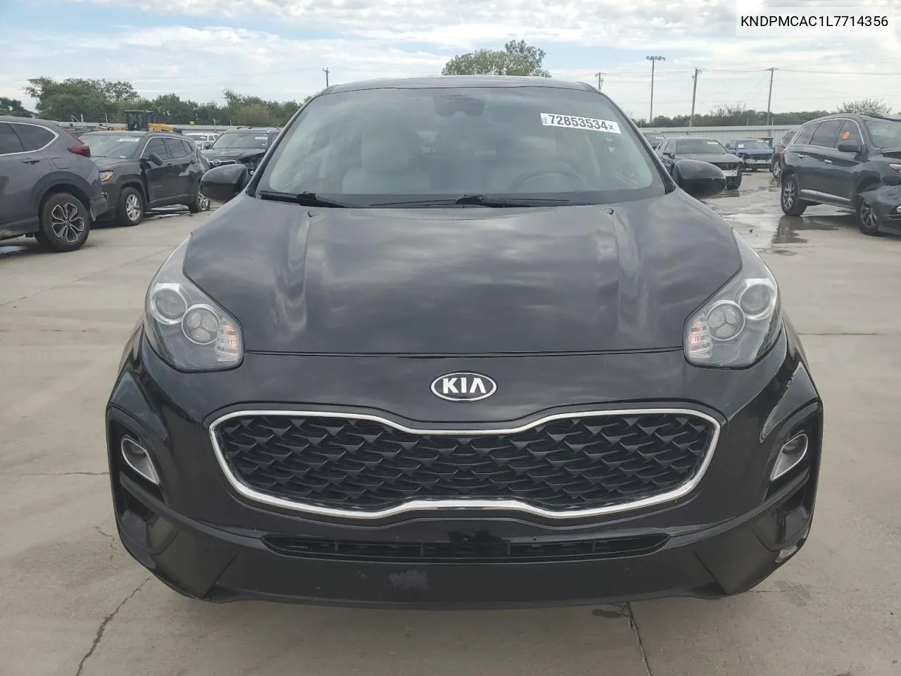 2020 Kia Sportage Lx VIN: KNDPMCAC1L7714356 Lot: 72853534