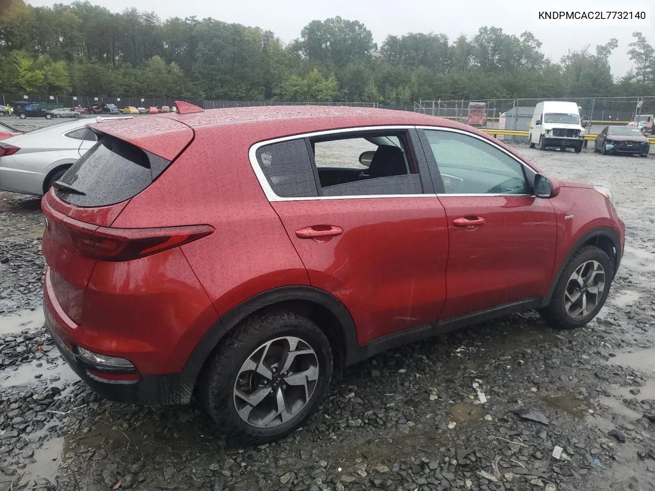 2020 Kia Sportage Lx VIN: KNDPMCAC2L7732140 Lot: 72975994