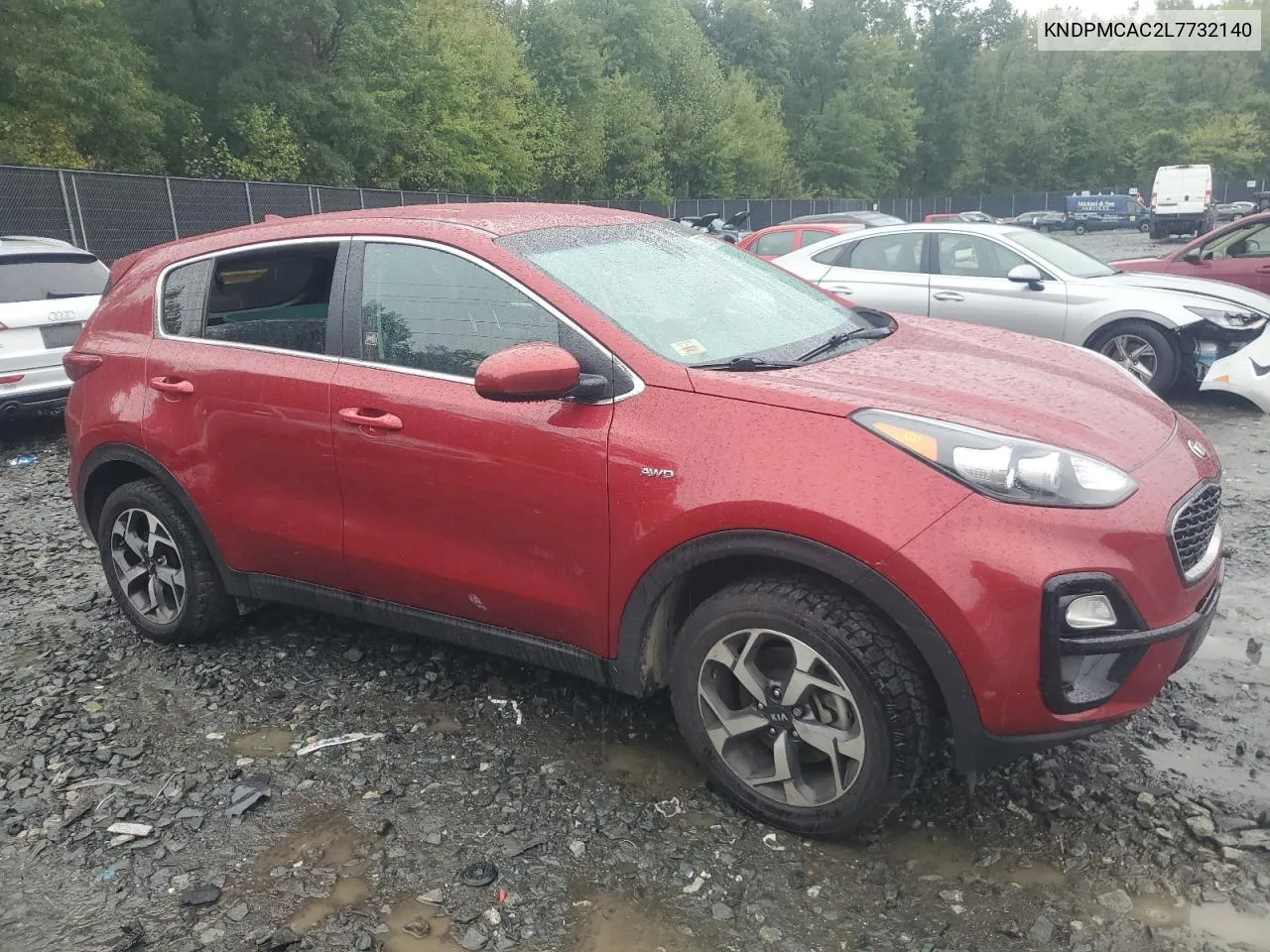 2020 Kia Sportage Lx VIN: KNDPMCAC2L7732140 Lot: 72975994