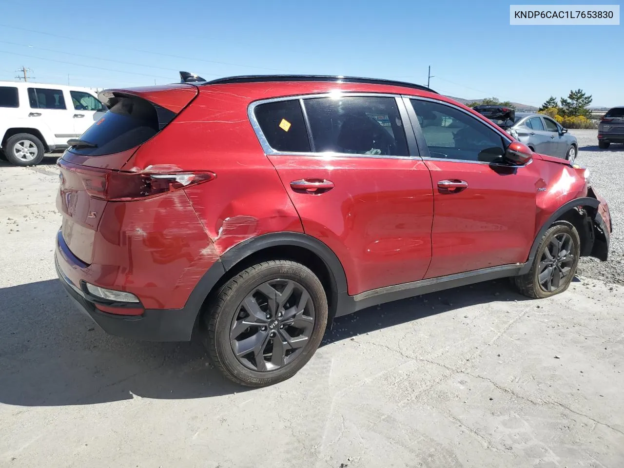 2020 Kia Sportage S VIN: KNDP6CAC1L7653830 Lot: 73043084