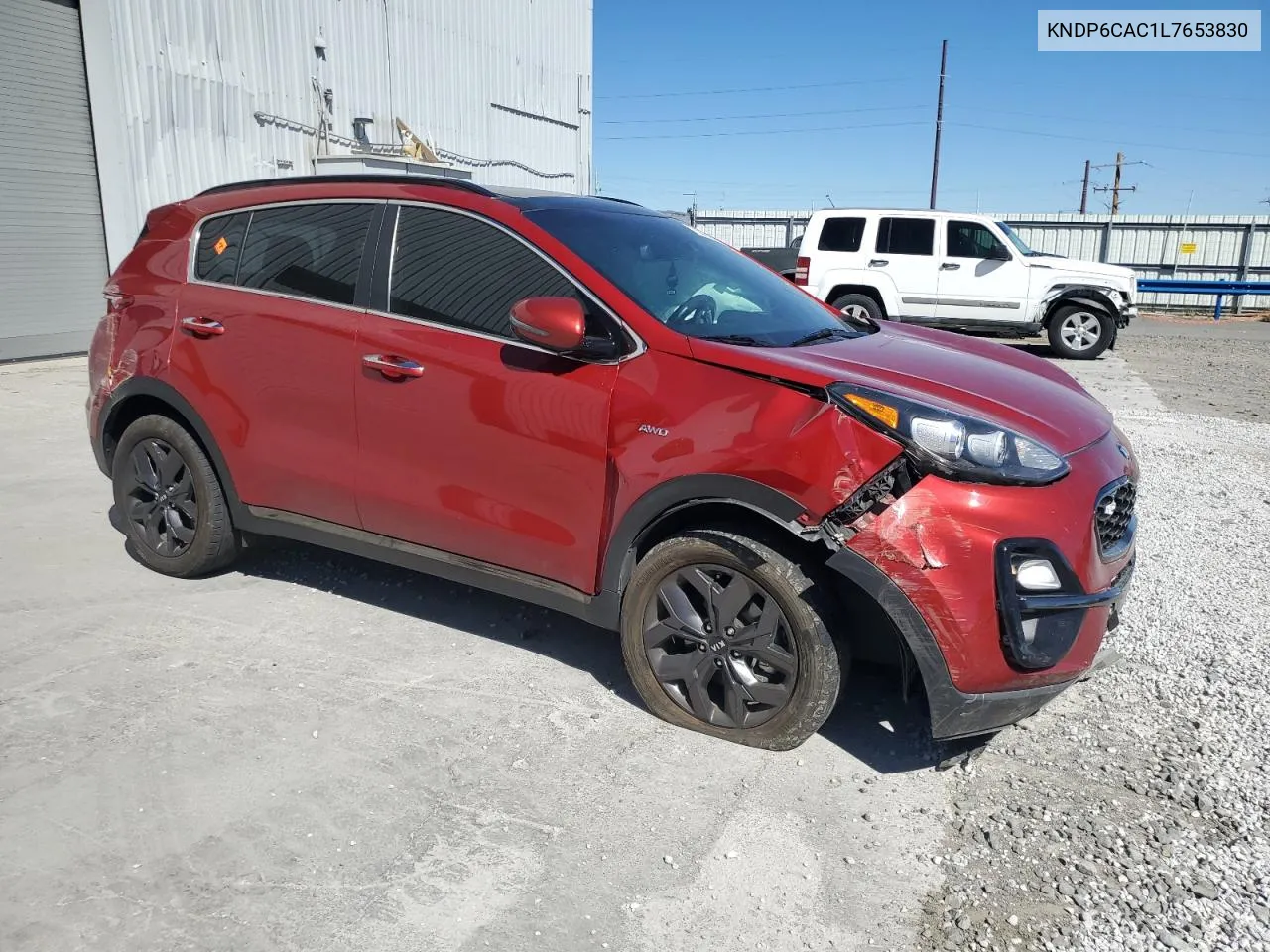 2020 Kia Sportage S VIN: KNDP6CAC1L7653830 Lot: 73043084