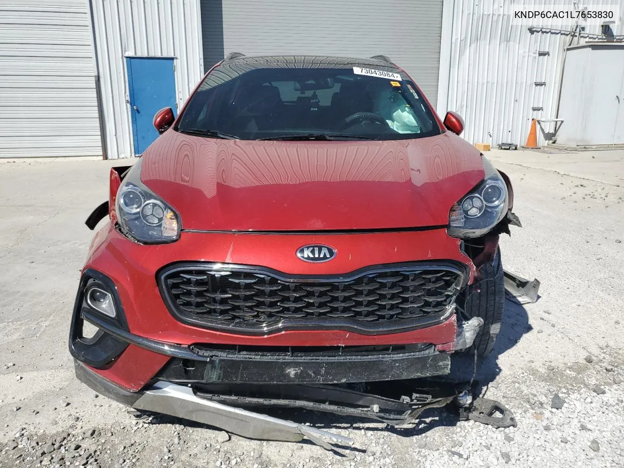 2020 Kia Sportage S VIN: KNDP6CAC1L7653830 Lot: 73043084