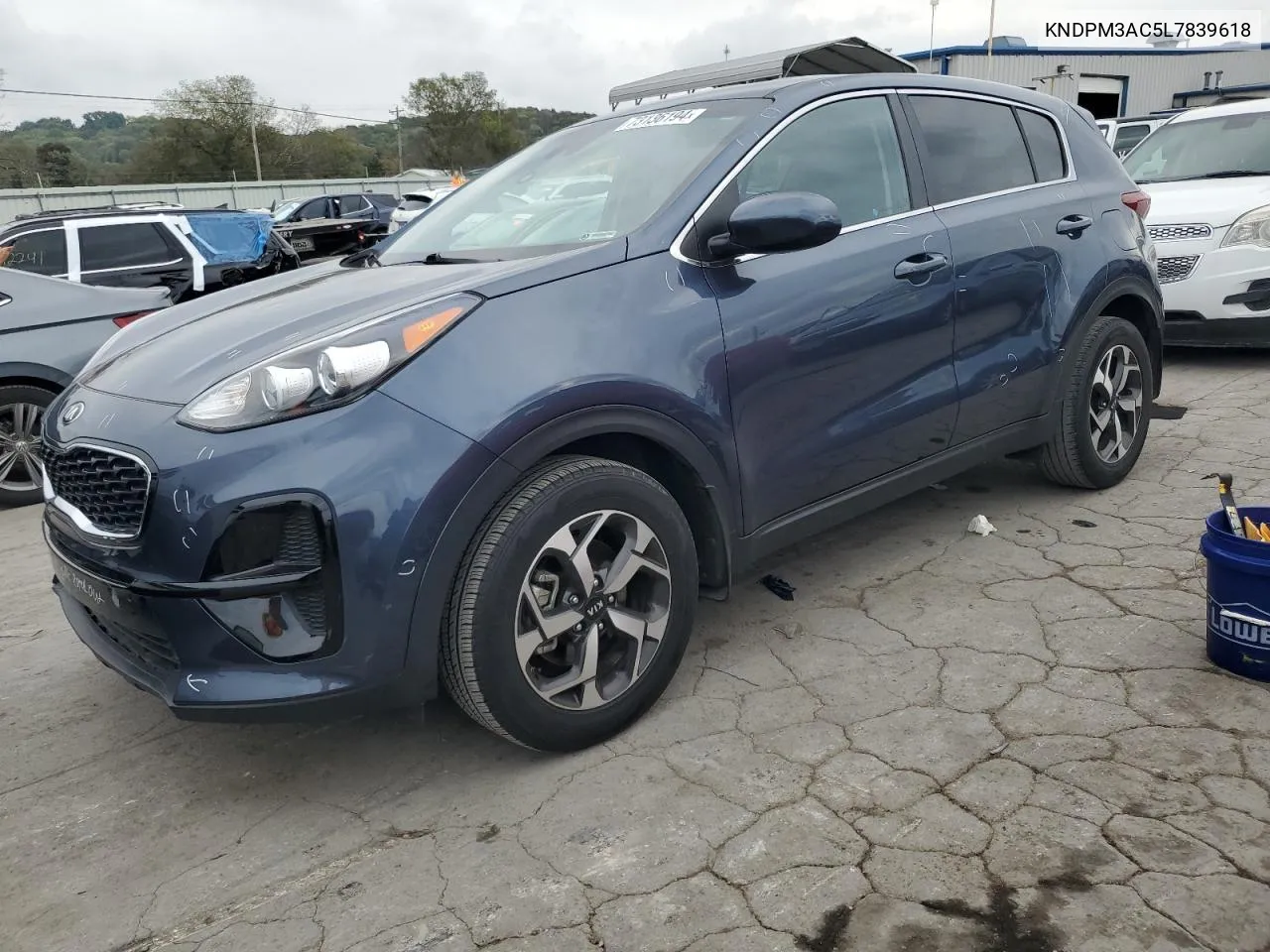 2020 Kia Sportage Lx VIN: KNDPM3AC5L7839618 Lot: 73136194