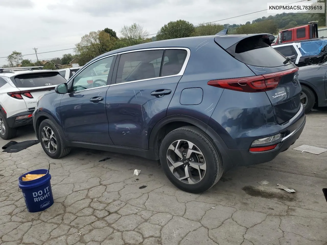 2020 Kia Sportage Lx VIN: KNDPM3AC5L7839618 Lot: 73136194