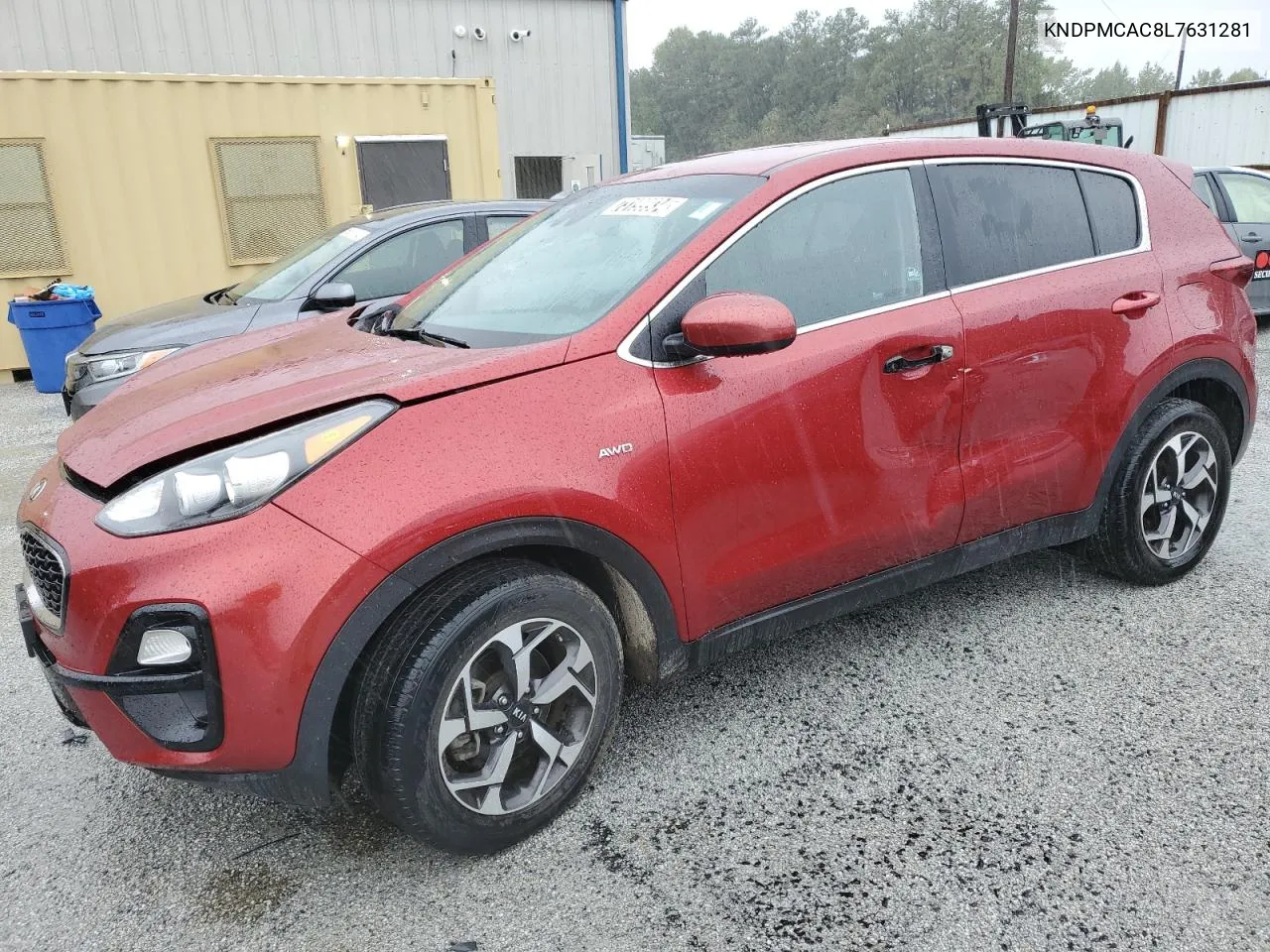 2020 Kia Sportage Lx VIN: KNDPMCAC8L7631281 Lot: 73199934