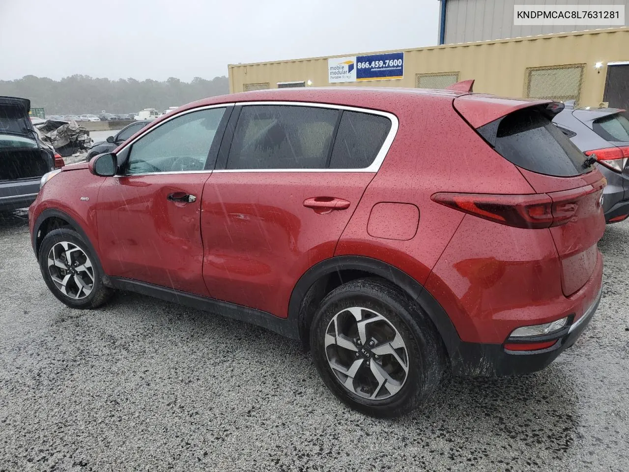 2020 Kia Sportage Lx VIN: KNDPMCAC8L7631281 Lot: 73199934