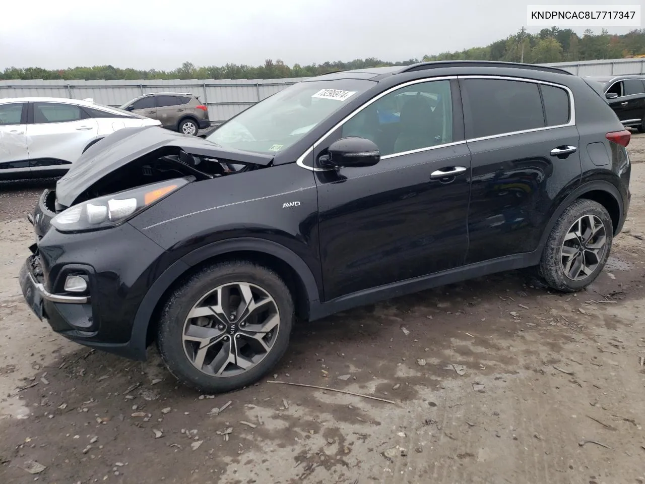 2020 Kia Sportage Ex VIN: KNDPNCAC8L7717347 Lot: 73295974