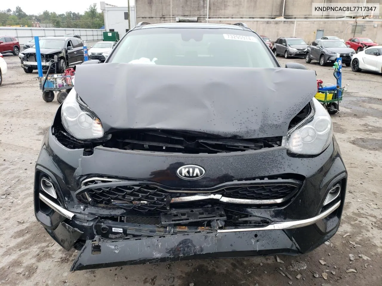 2020 Kia Sportage Ex VIN: KNDPNCAC8L7717347 Lot: 73295974