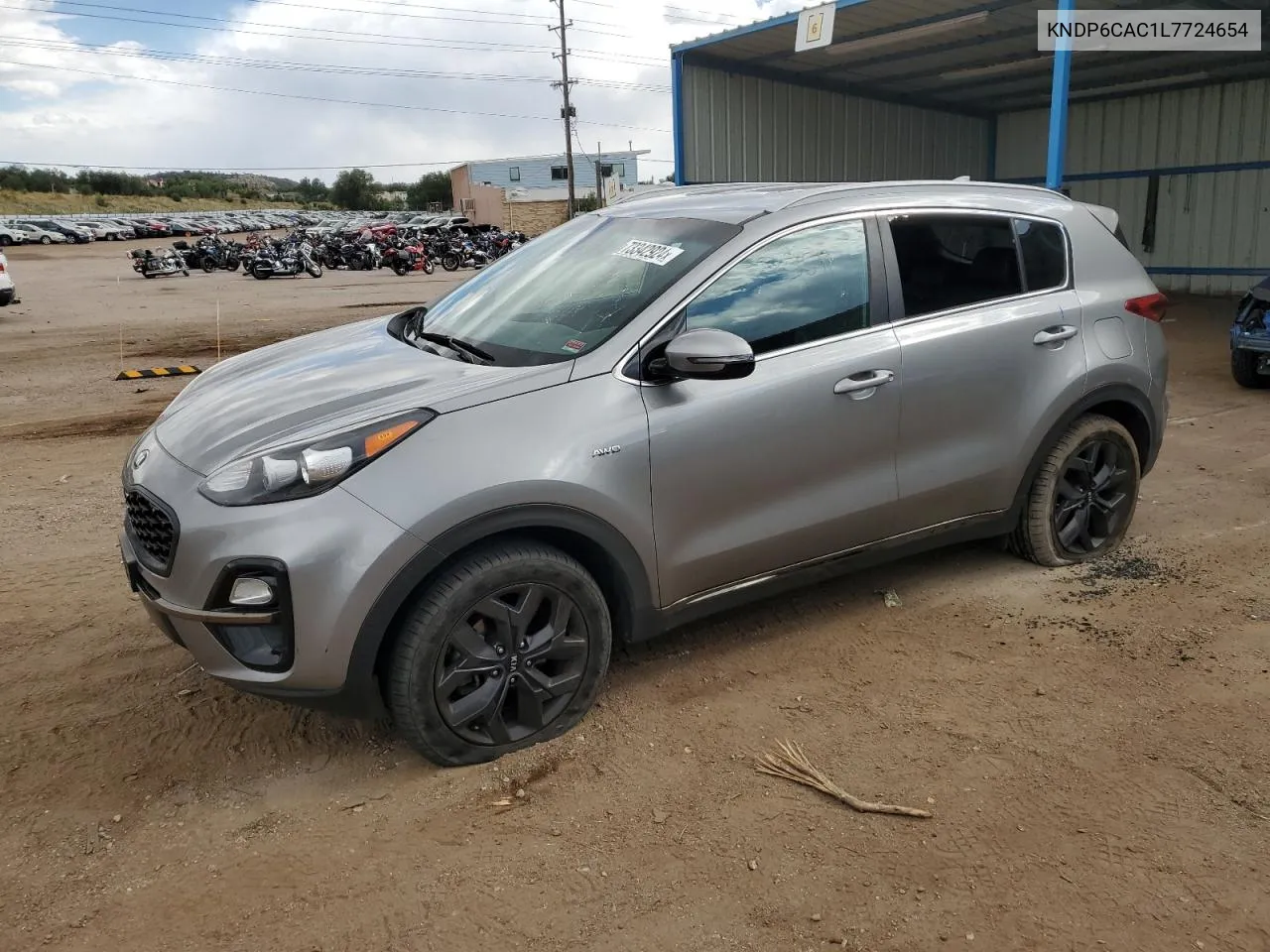 2020 Kia Sportage S VIN: KNDP6CAC1L7724654 Lot: 73342924