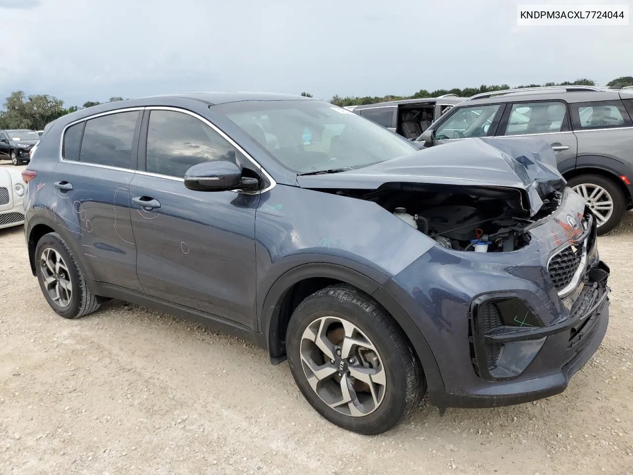 2020 Kia Sportage Lx VIN: KNDPM3ACXL7724044 Lot: 73473804