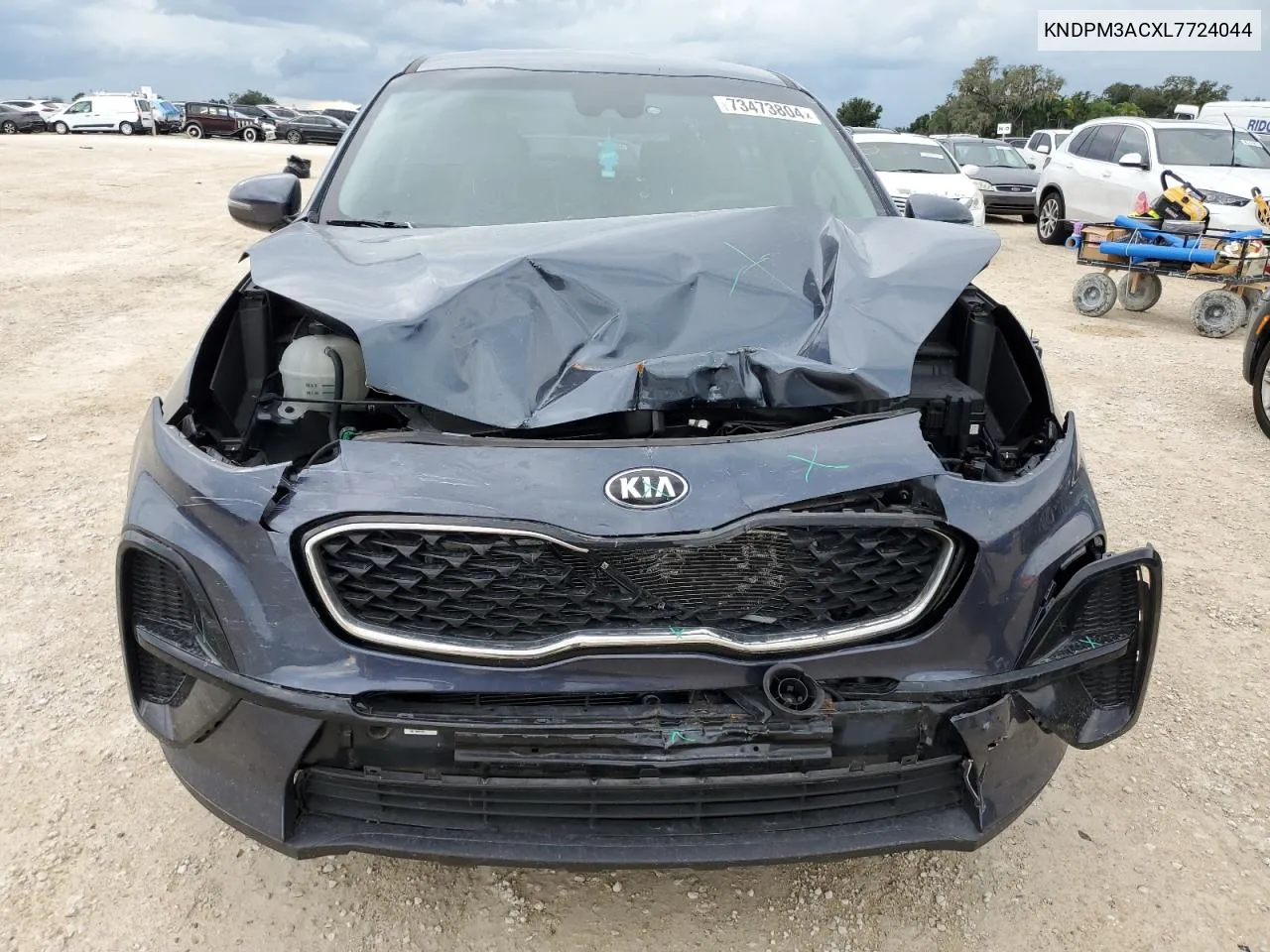 2020 Kia Sportage Lx VIN: KNDPM3ACXL7724044 Lot: 73473804