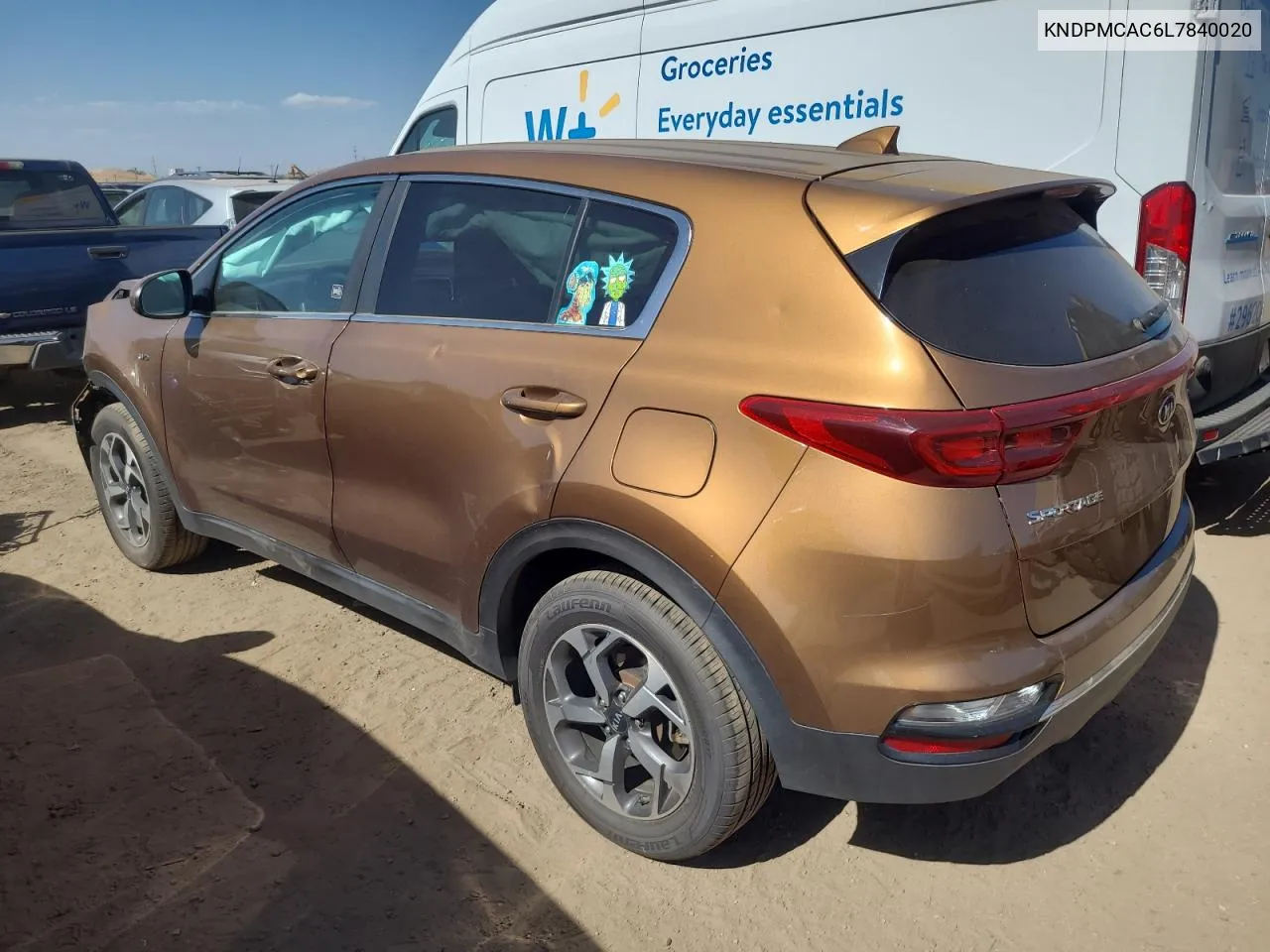 2020 Kia Sportage Lx VIN: KNDPMCAC6L7840020 Lot: 73541424