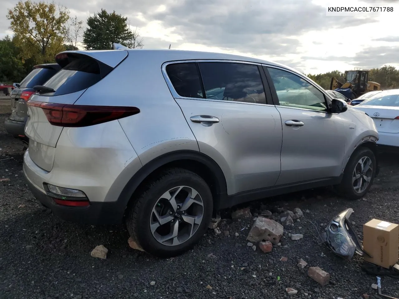 2020 Kia Sportage Lx VIN: KNDPMCAC0L7671788 Lot: 73548914