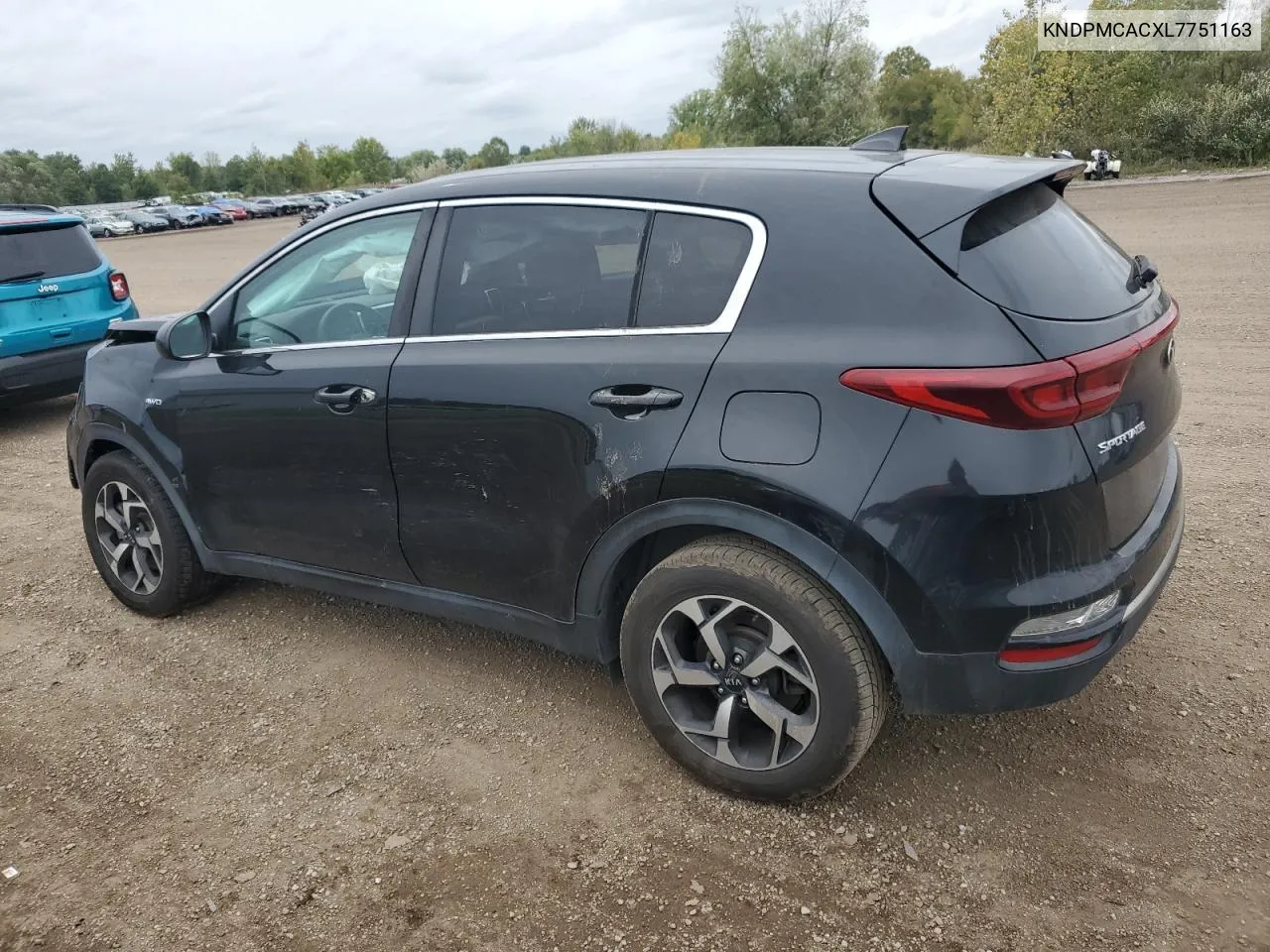 2020 Kia Sportage Lx VIN: KNDPMCACXL7751163 Lot: 73553774