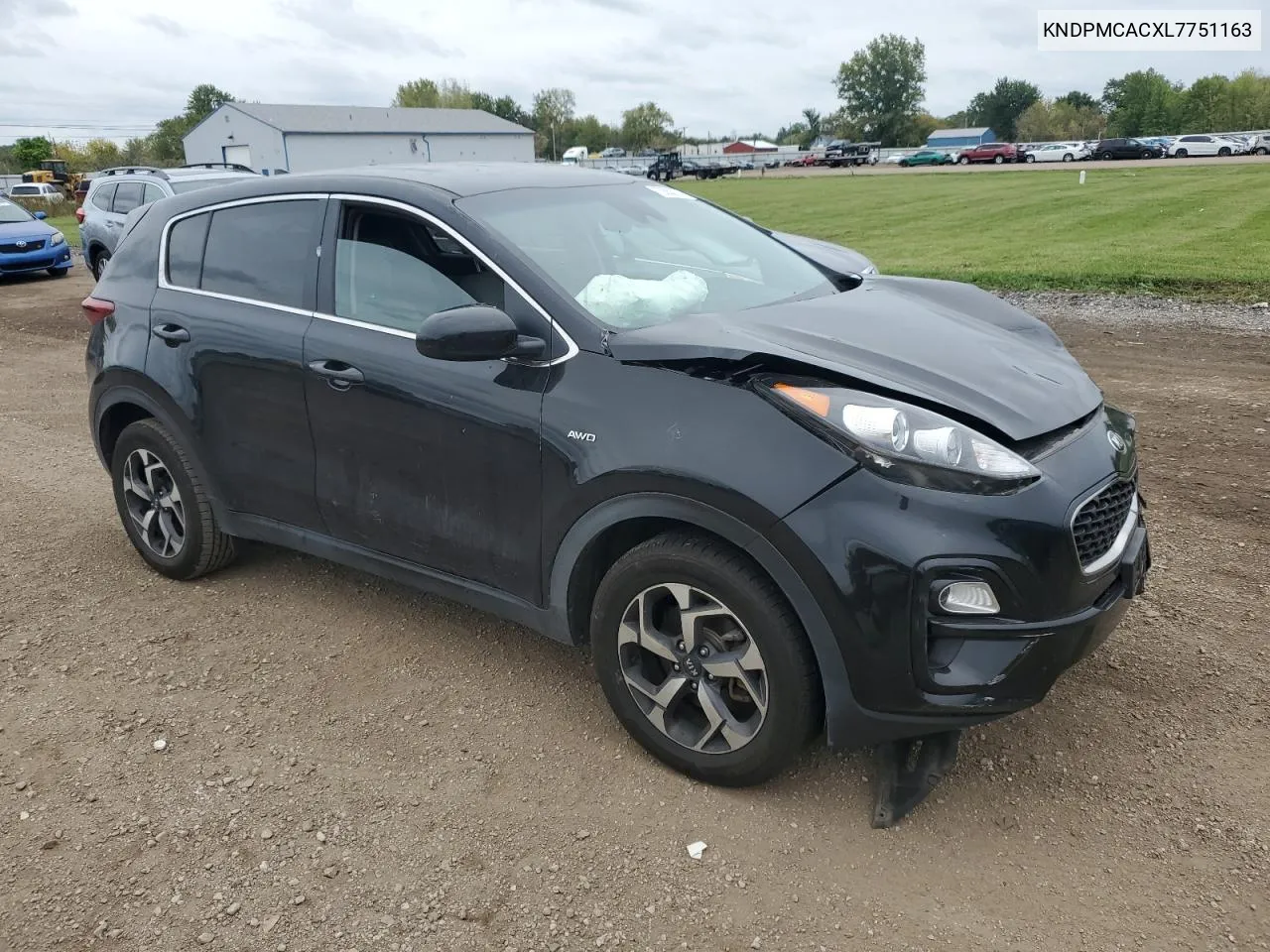 2020 Kia Sportage Lx VIN: KNDPMCACXL7751163 Lot: 73553774