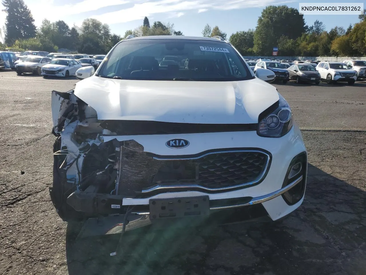 2020 Kia Sportage Ex VIN: KNDPNCAC0L7831262 Lot: 73572544