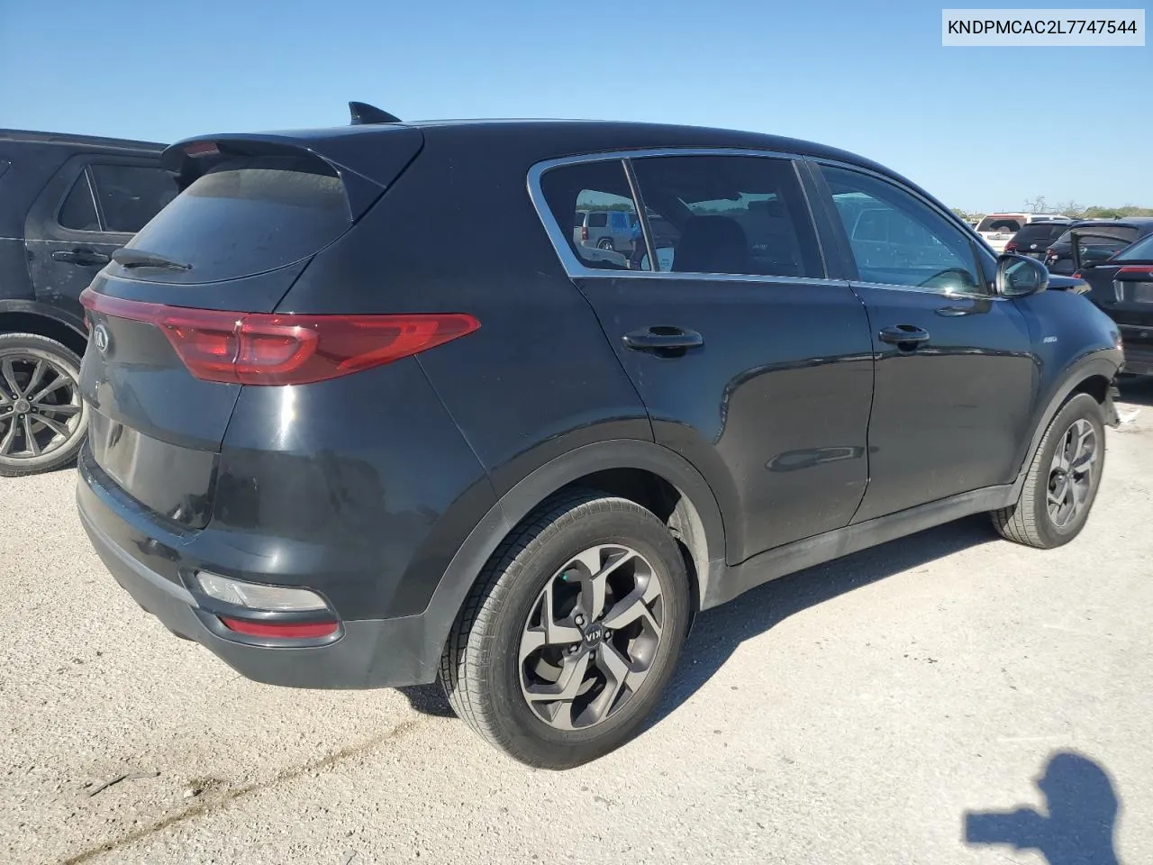 2020 Kia Sportage Lx VIN: KNDPMCAC2L7747544 Lot: 73597694