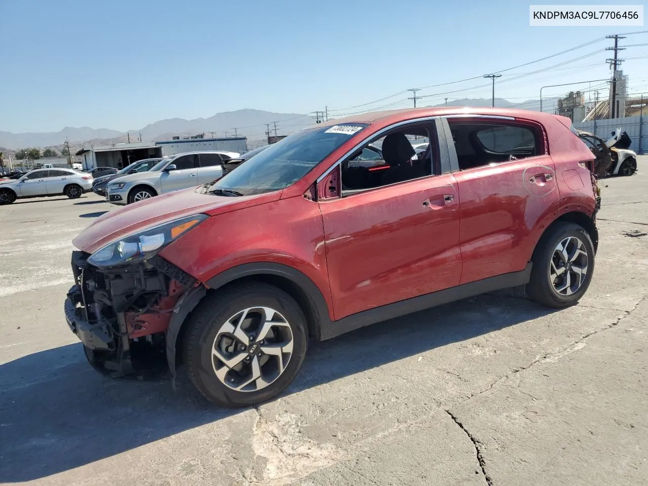 2020 Kia Sportage Lx VIN: KNDPM3AC9L7706456 Lot: 73602724