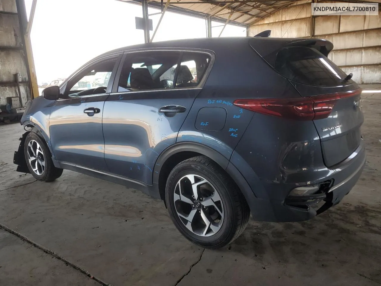 2020 Kia Sportage Lx VIN: KNDPM3AC4L7700810 Lot: 73604854