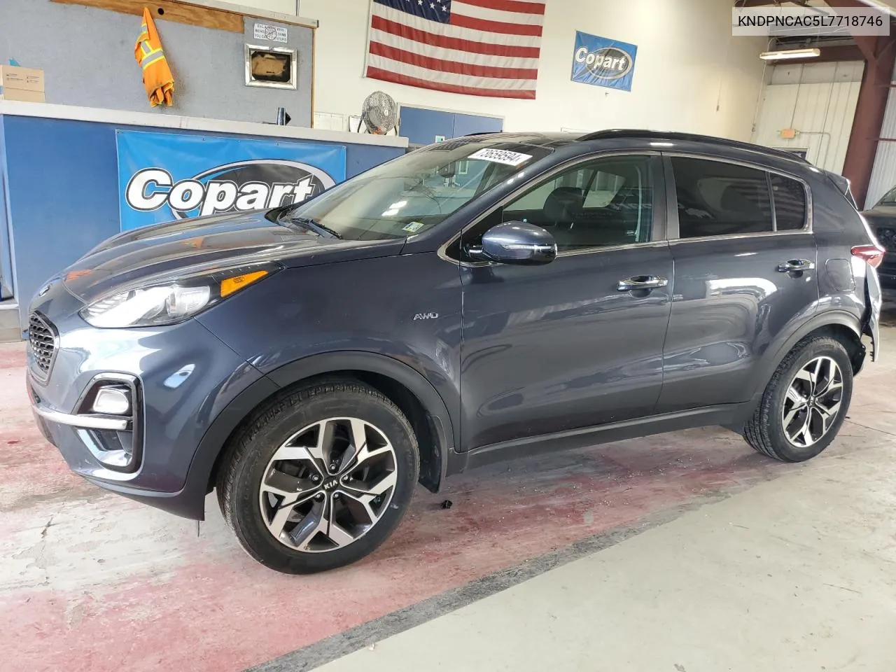 2020 Kia Sportage Ex VIN: KNDPNCAC5L7718746 Lot: 73659594