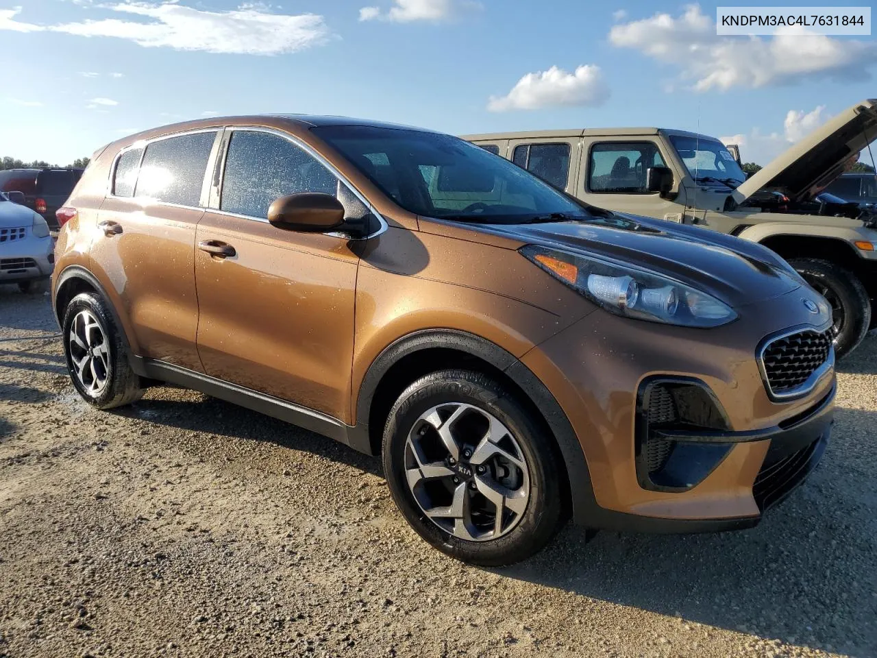 2020 Kia Sportage Lx VIN: KNDPM3AC4L7631844 Lot: 73726624