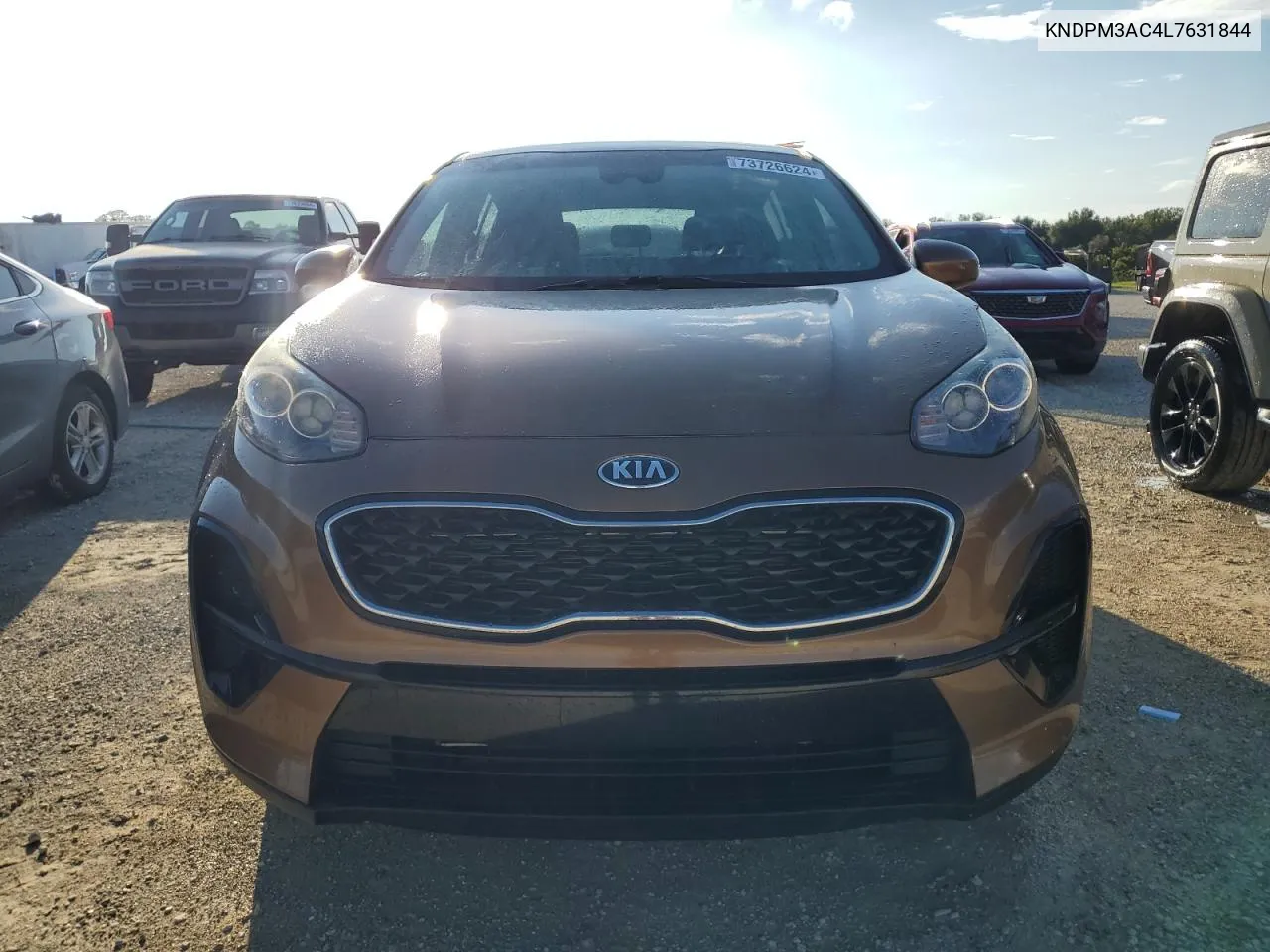 2020 Kia Sportage Lx VIN: KNDPM3AC4L7631844 Lot: 73726624