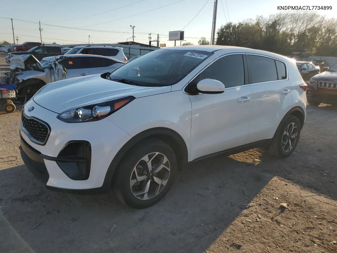 2020 Kia Sportage Lx VIN: KNDPM3AC7L7734899 Lot: 73847314