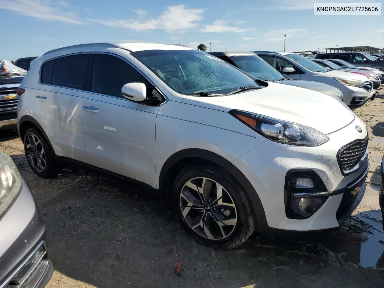 2020 Kia Sportage Ex VIN: KNDPN3AC2L7725606 Lot: 73926354