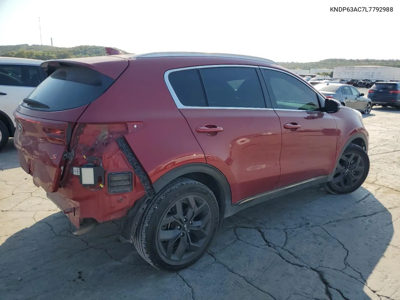 2020 Kia Sportage S VIN: KNDP63AC7L7792988 Lot: 73929144