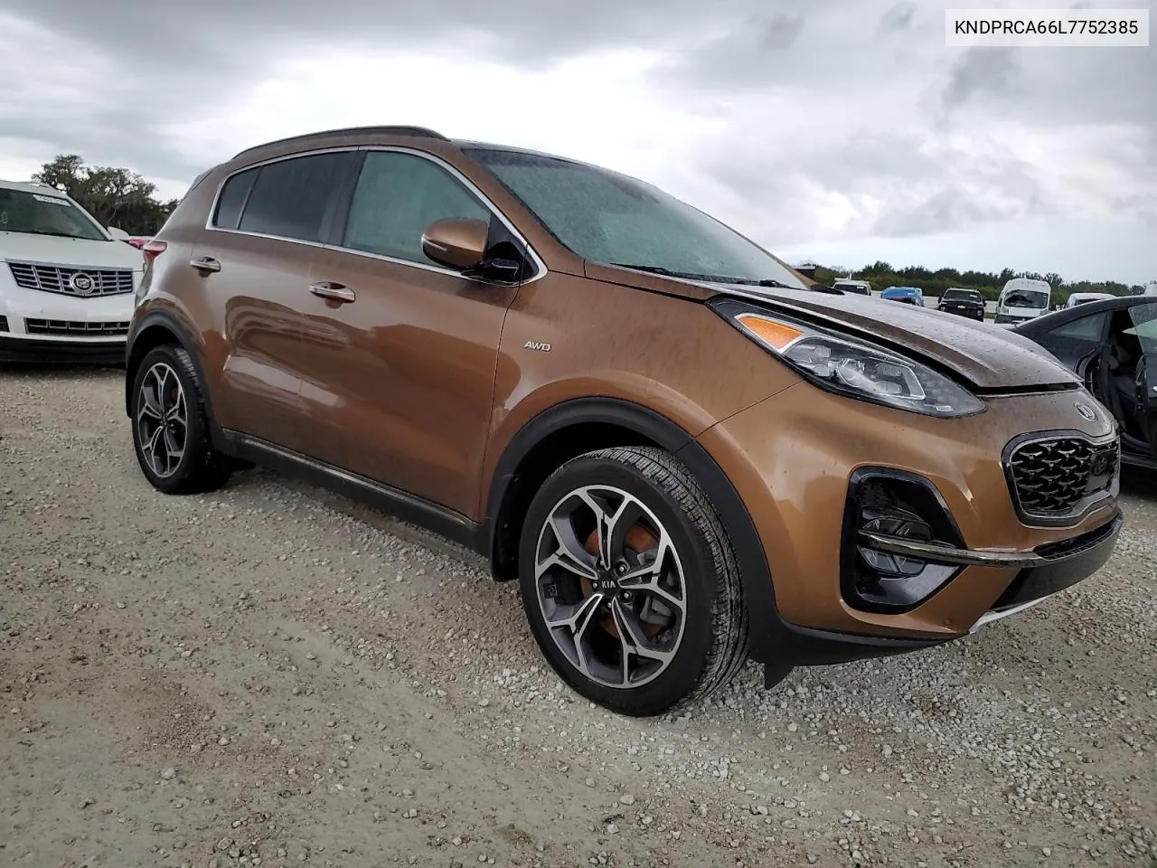 2020 Kia Sportage Sx VIN: KNDPRCA66L7752385 Lot: 73997354