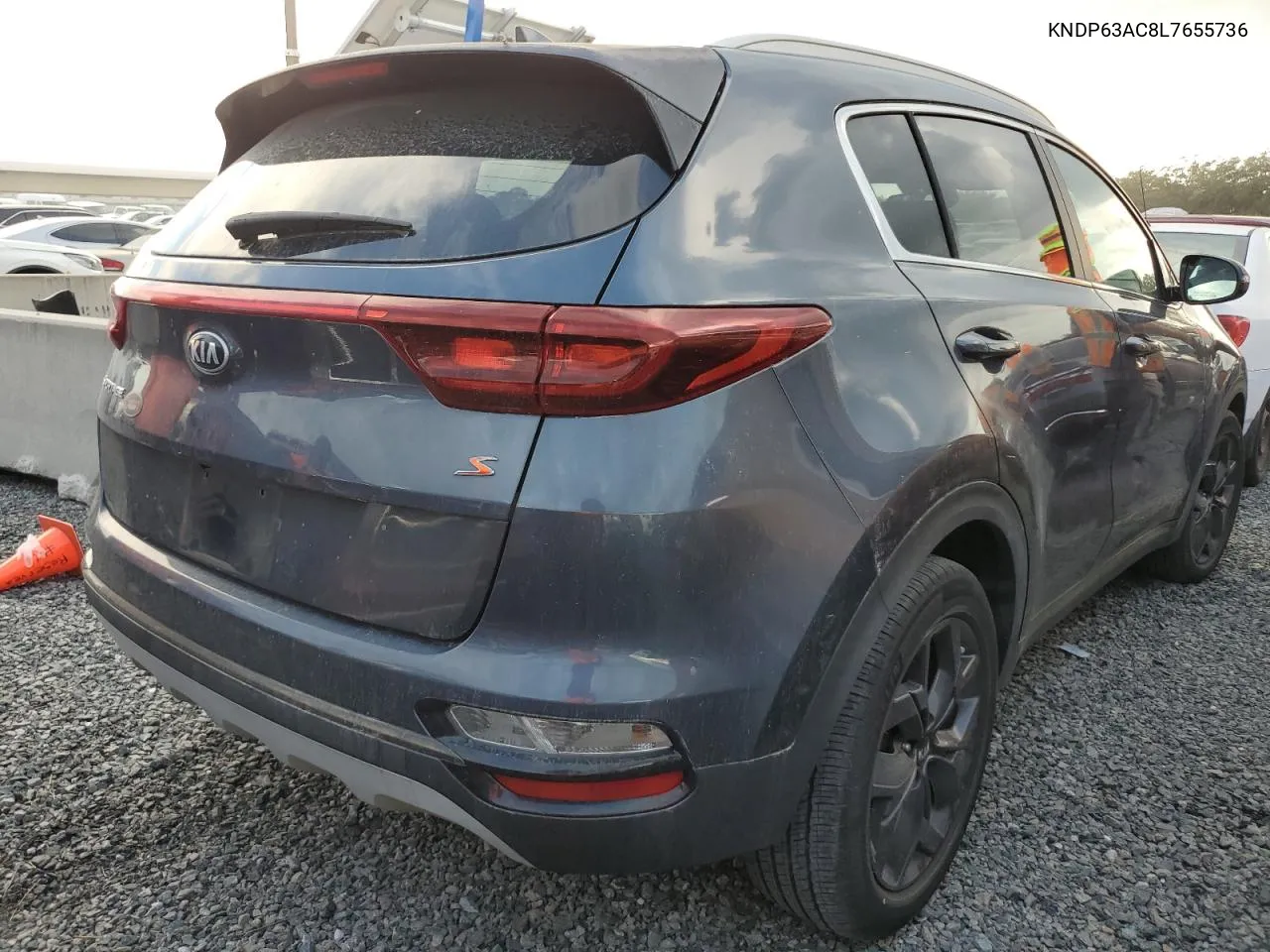 2020 Kia Sportage S VIN: KNDP63AC8L7655736 Lot: 74035054