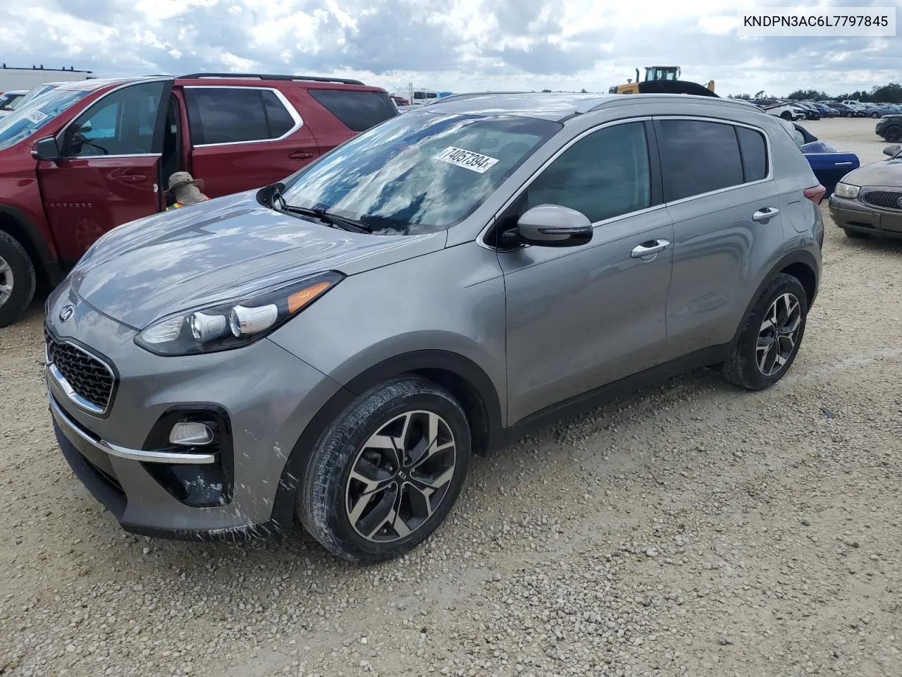 2020 Kia Sportage Ex VIN: KNDPN3AC6L7797845 Lot: 74057394