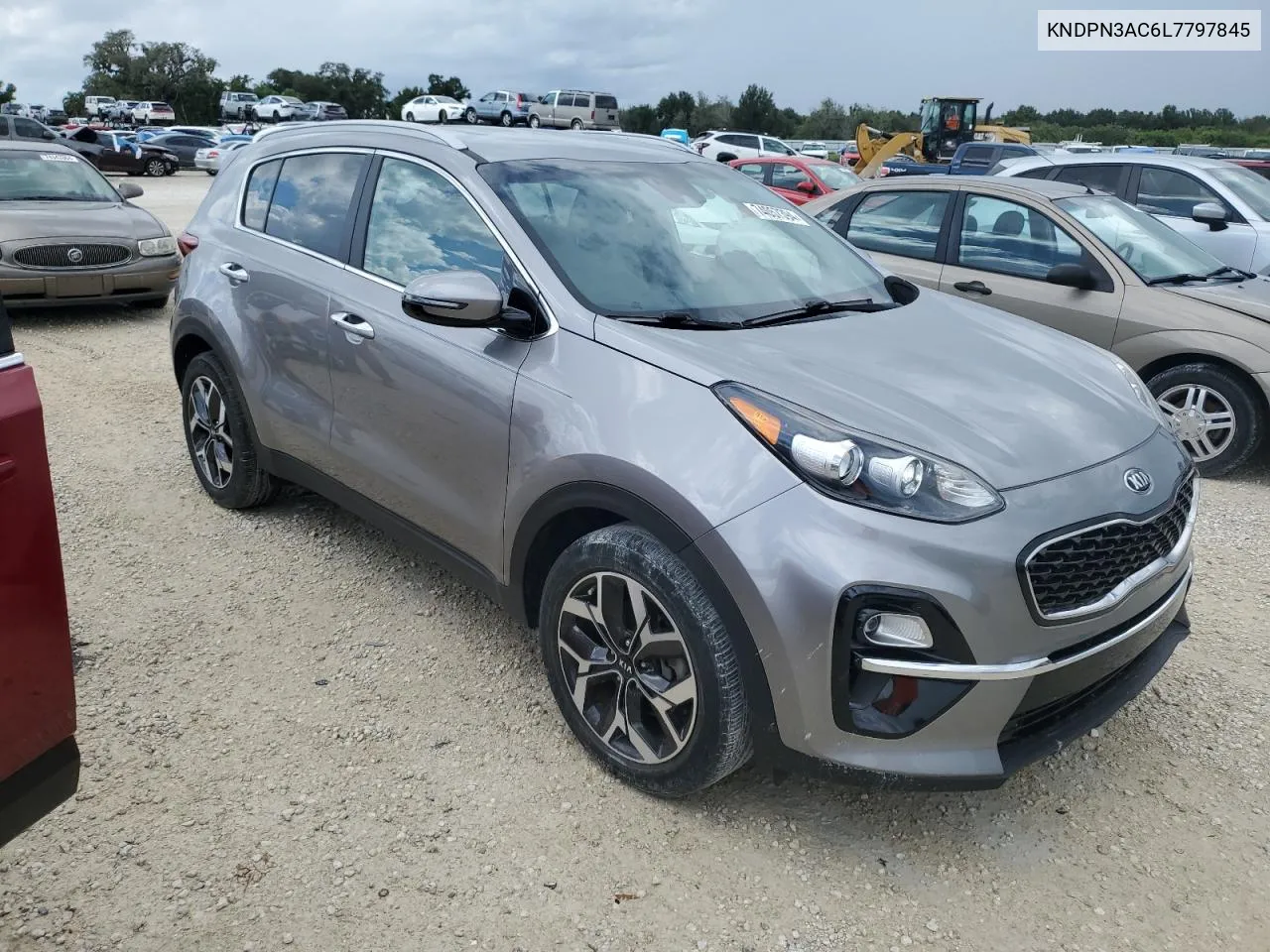 2020 Kia Sportage Ex VIN: KNDPN3AC6L7797845 Lot: 74057394