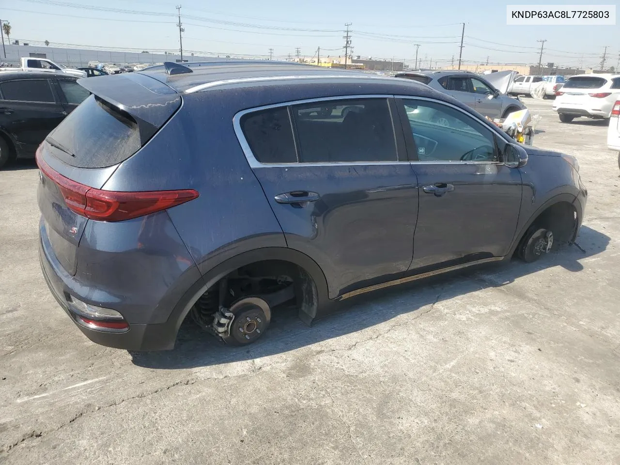 2020 Kia Sportage S VIN: KNDP63AC8L7725803 Lot: 74106614