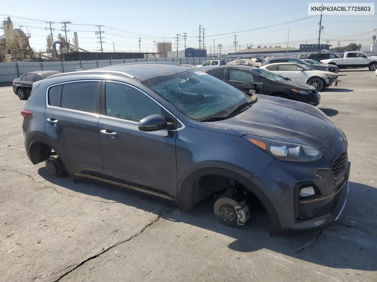 2020 Kia Sportage S VIN: KNDP63AC8L7725803 Lot: 74106614