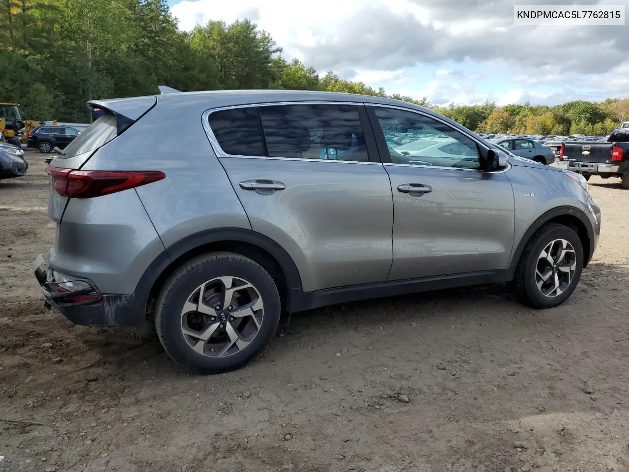 2020 Kia Sportage Lx VIN: KNDPMCAC5L7762815 Lot: 74124134