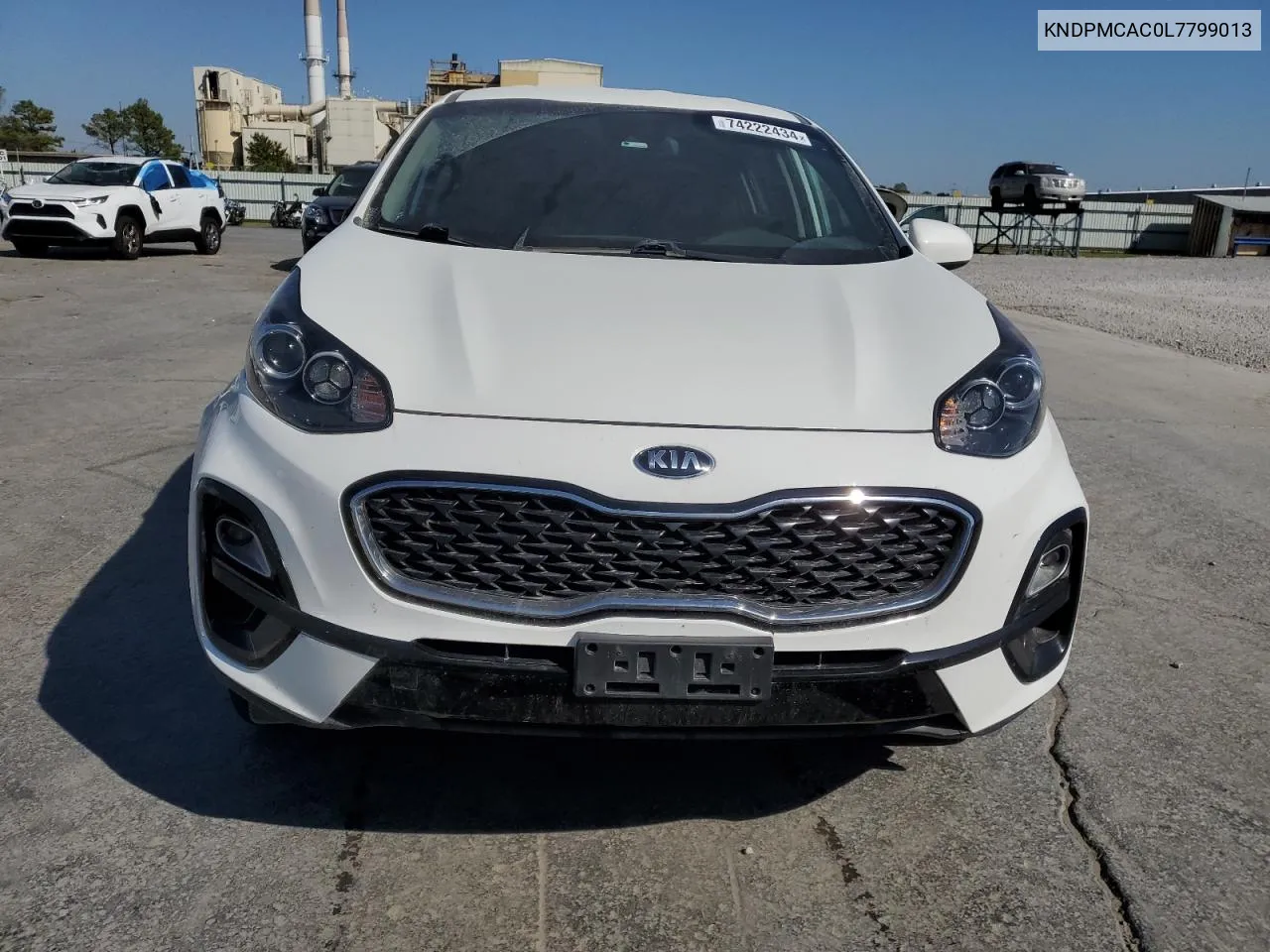 2020 Kia Sportage Lx VIN: KNDPMCAC0L7799013 Lot: 74222434