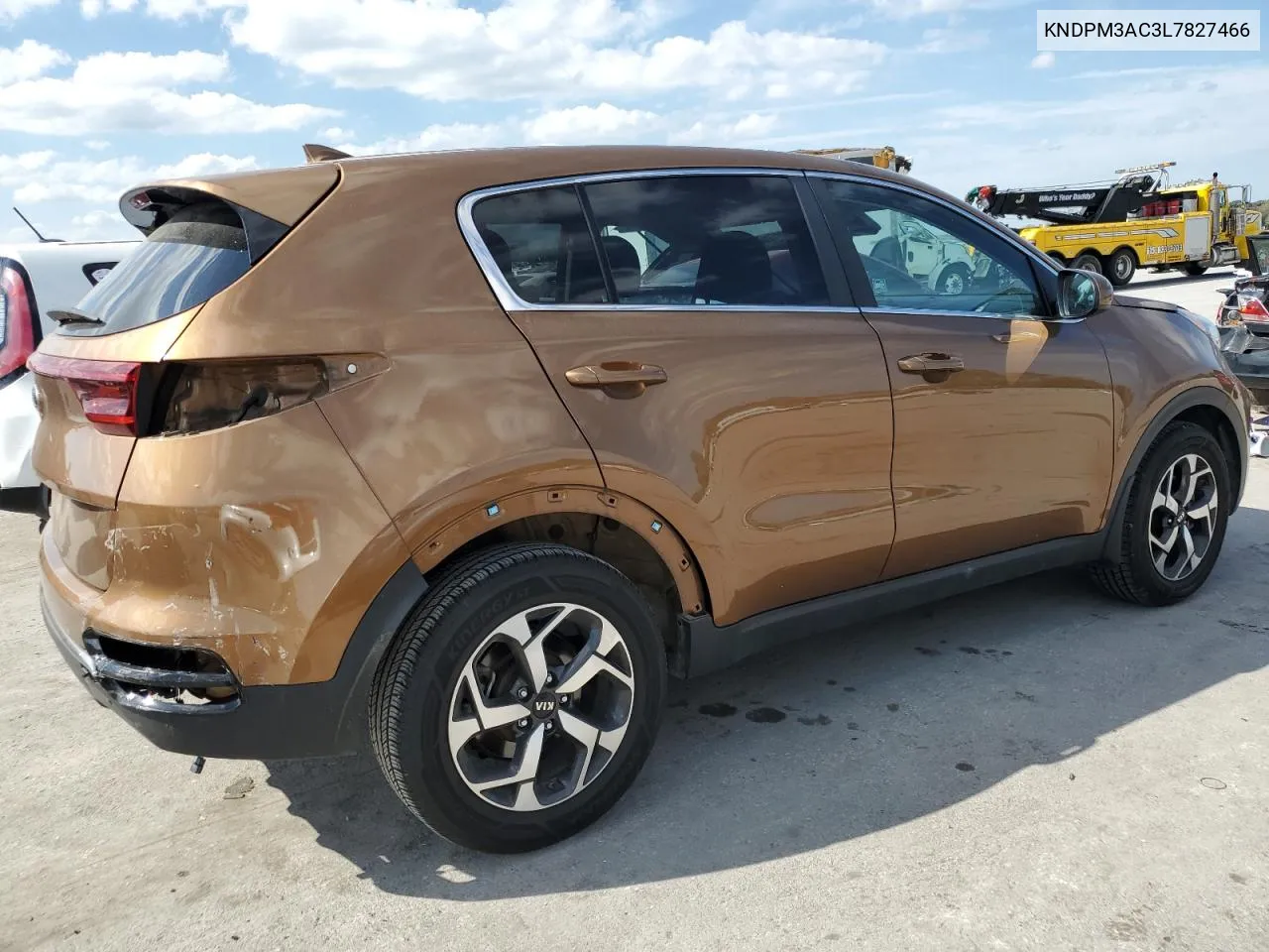 2020 Kia Sportage Lx VIN: KNDPM3AC3L7827466 Lot: 74309714