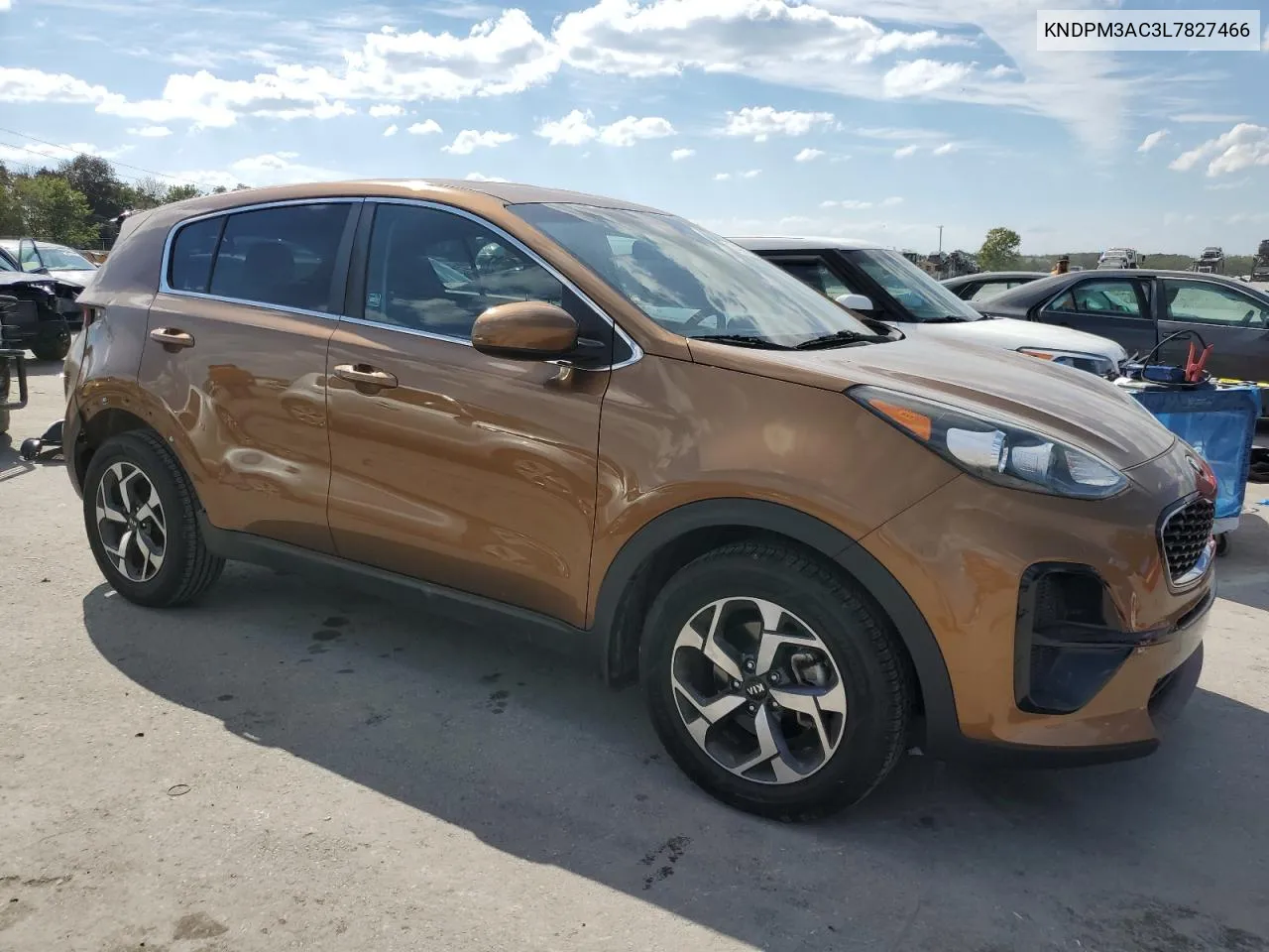 2020 Kia Sportage Lx VIN: KNDPM3AC3L7827466 Lot: 74309714